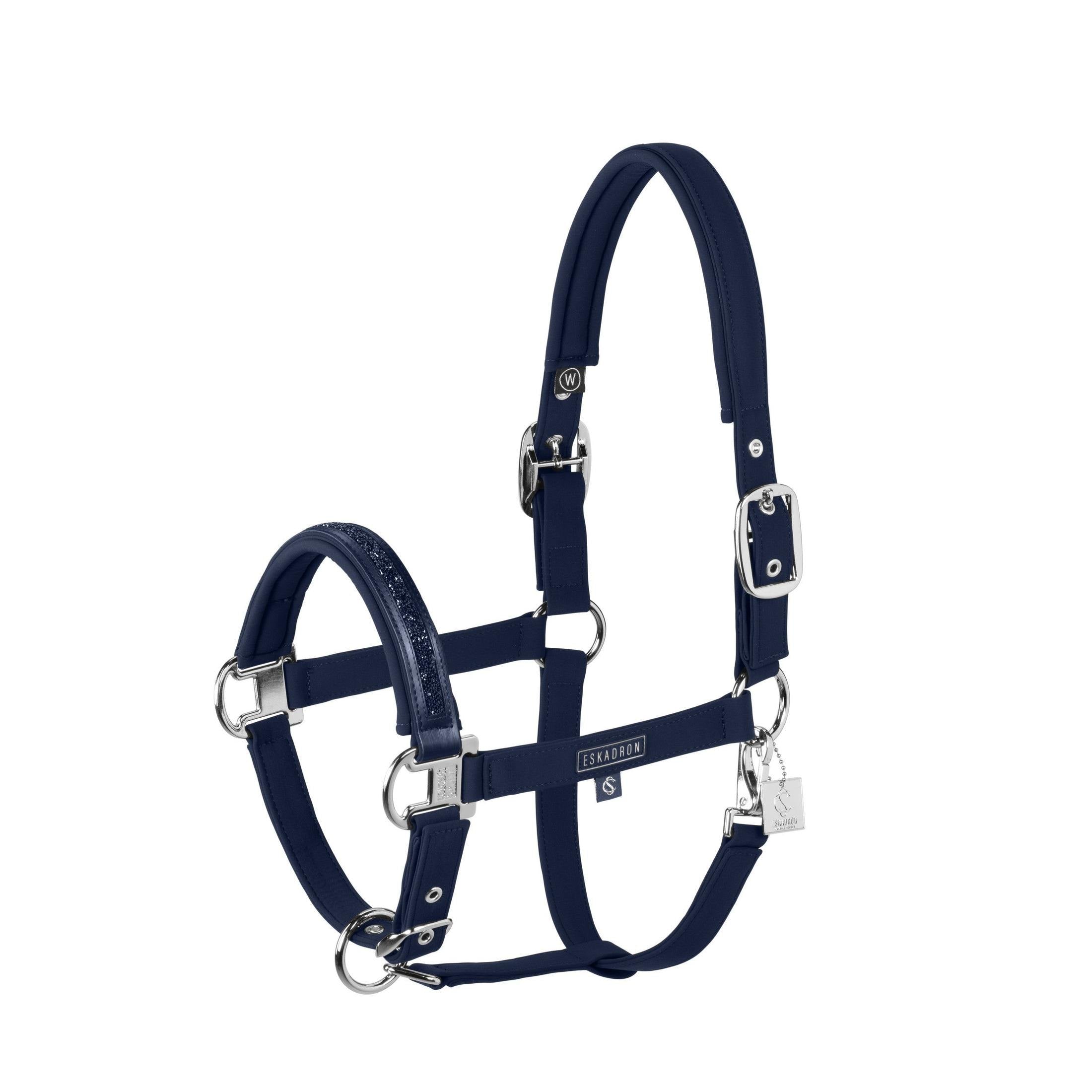 ESKADRON Classic Sports 26 Halfter Softshell Jewel / Glitzer Double Pin navy sp-reitsport