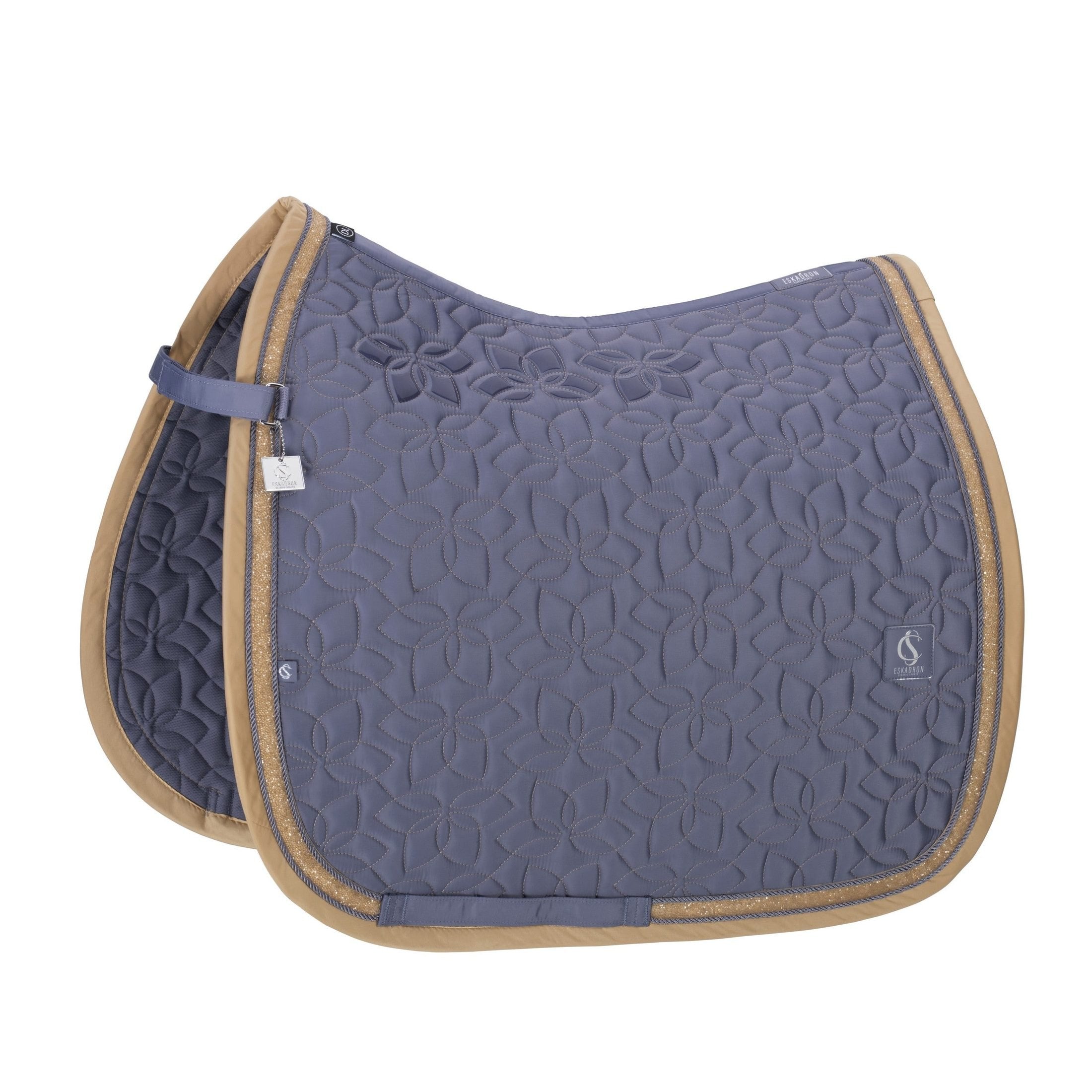 ESKADRON Classic Sports 26 Dressurschabracke Glossy Jewel Contast ocean sp-reitsport