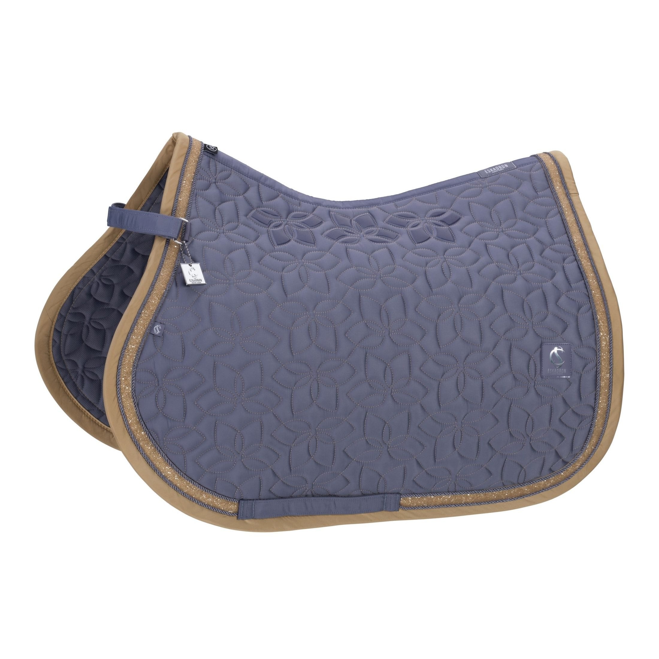 ESKADRON Classic Sports 26 Dressurschabracke Glossy Jewel Contast ocean sp-reitsport