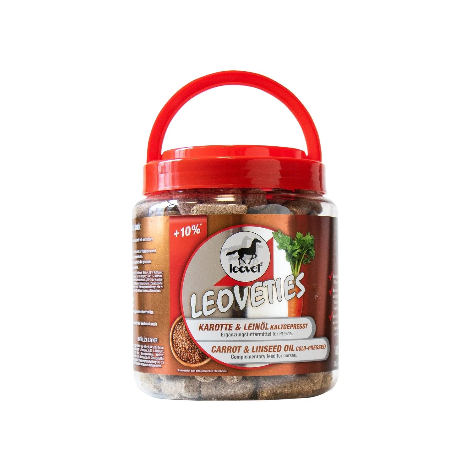 Leovet Leckerlies "LEOVETIES Karotte, Leinöl" kaltgepresst 1100 Gramm sp-reitsport