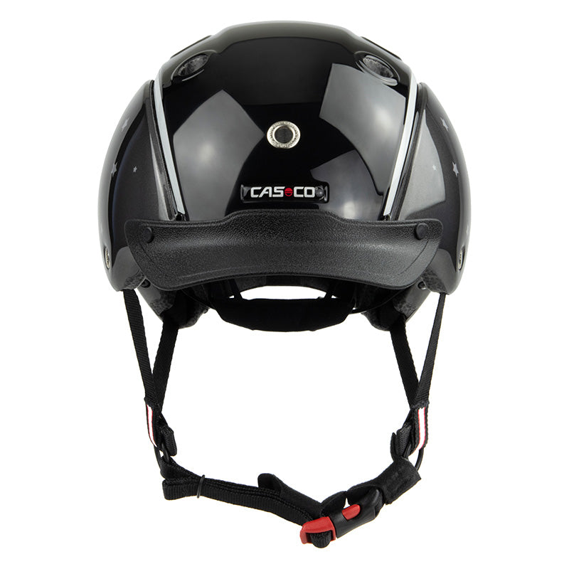 CASCO Kinder Reithelm "Nori" mit Einhorn Design schwarz/grau 50-52 oder 52-56