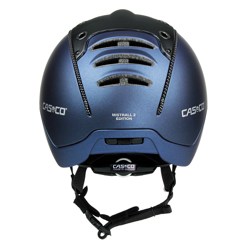 CASCO Reithelm Mistrall-2 Edition in schwarz & blau bei SP-Reitsport