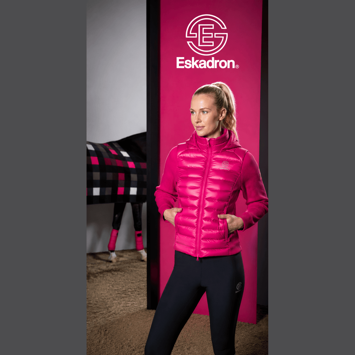 ESKADRON Mädchen & Damen Hybrid Jacke Dynamic 2026 – Lipstick / pink sp-reitsport