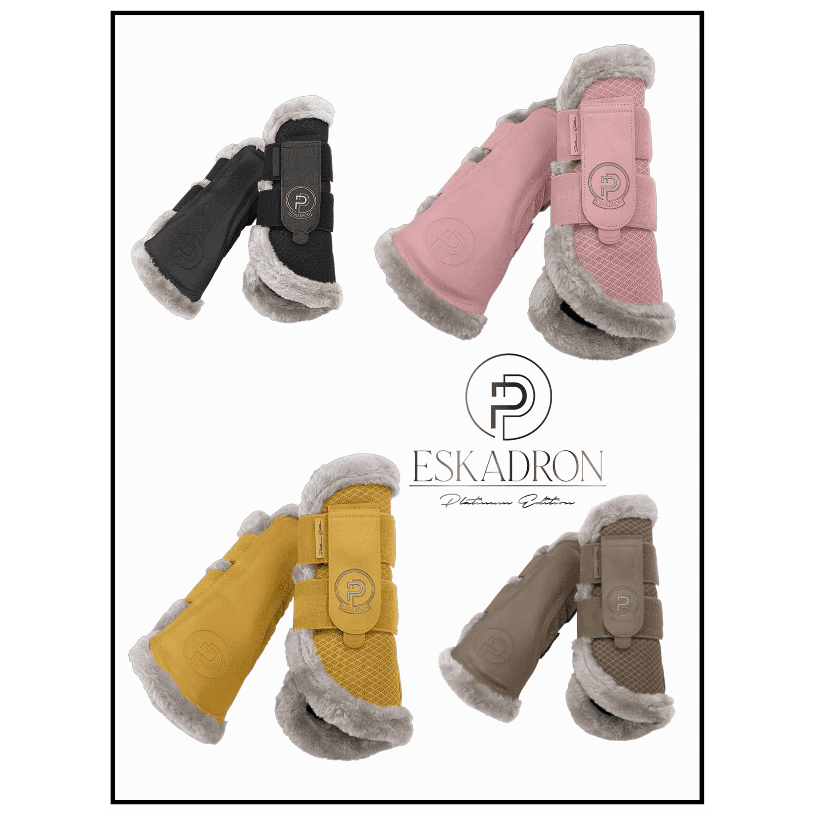 ESKADRON Gamaschen MESH FAUX FUR Platinum 25 sp-reitsport