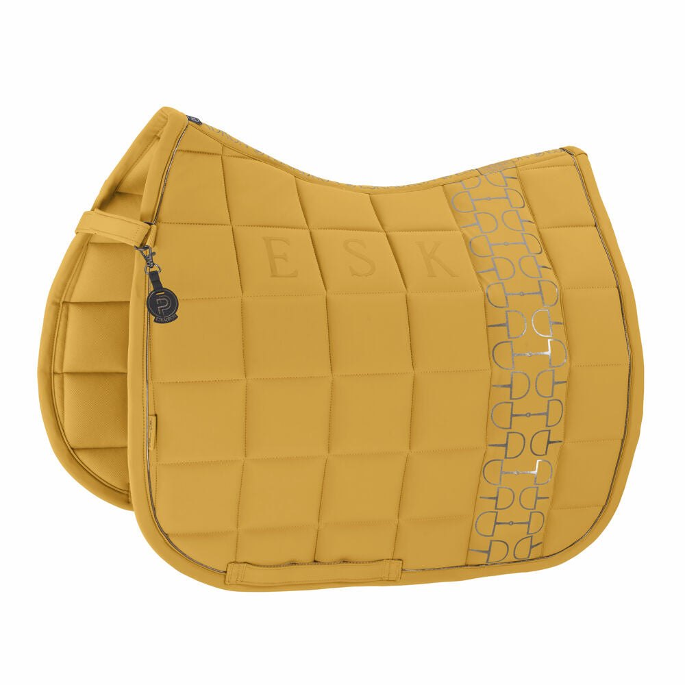 ESKADRON Schabracke BIG SQUARE SOFTSHELL Platinum 25 golden yellow sp-reitsport
