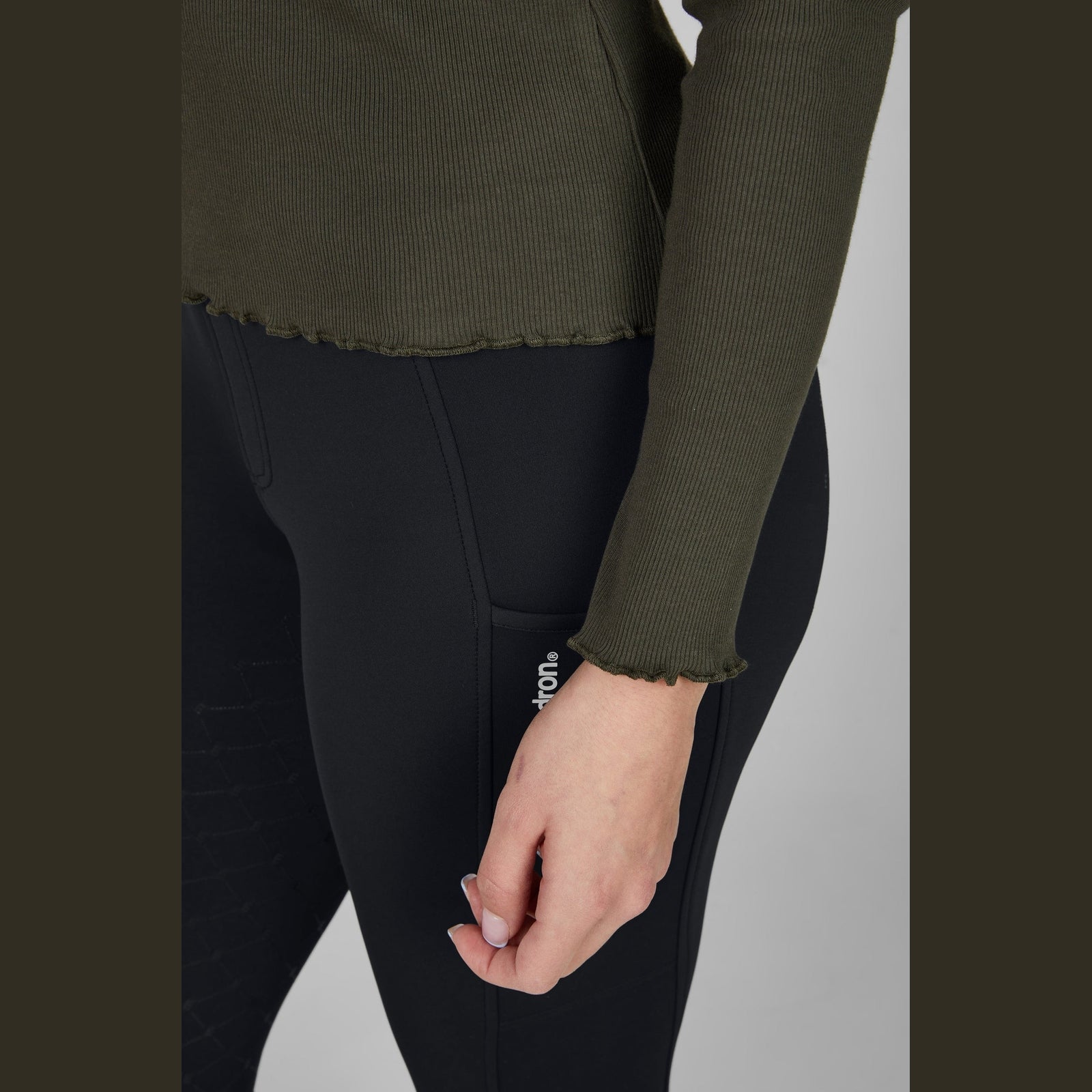 ESKADRON DYNAMIC 25 Shirt TURTLENECK RIB deep green sp-reitsport