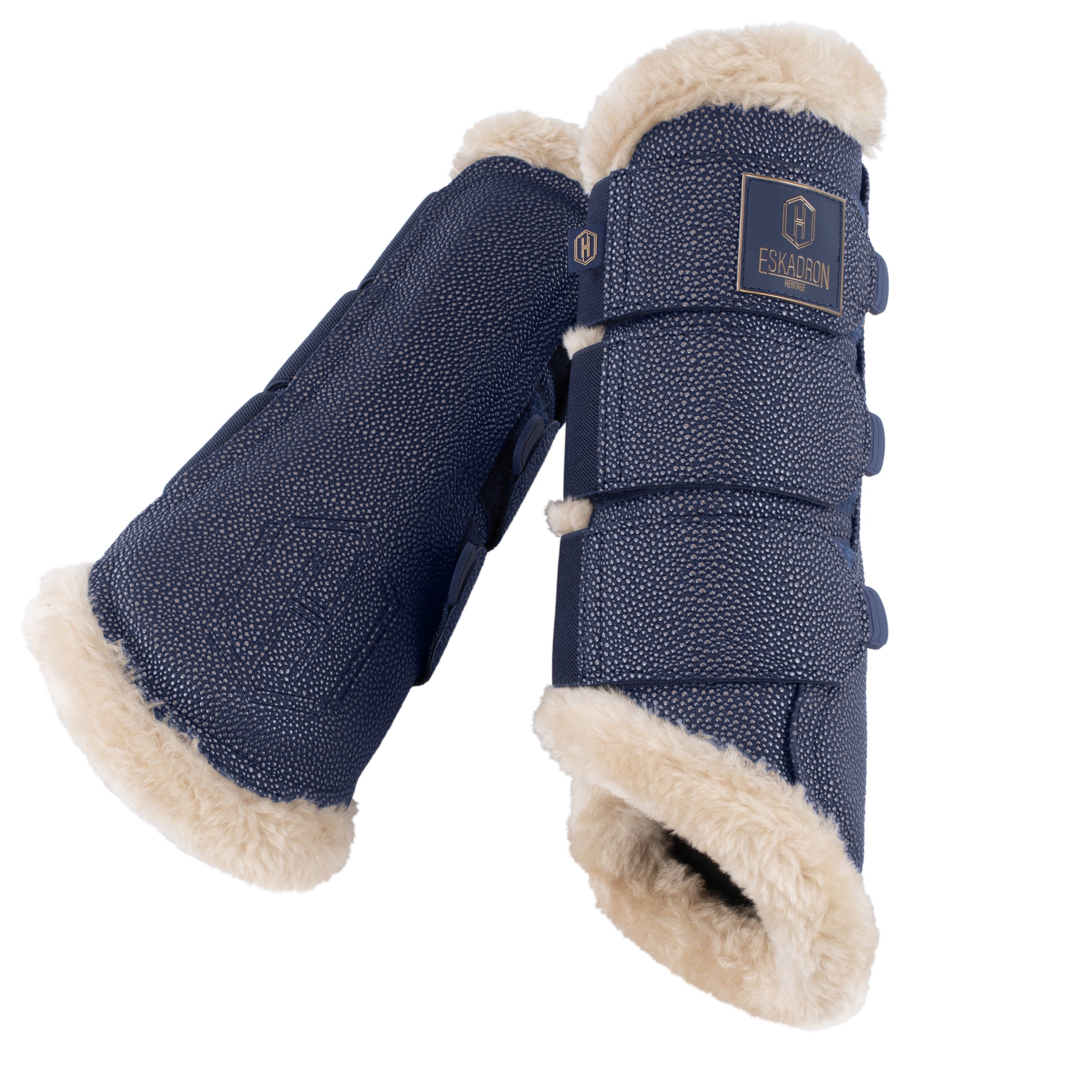 ESKADRON Gamaschen "STINGRAY FAUXFUR" Heritage 24/25 true blue