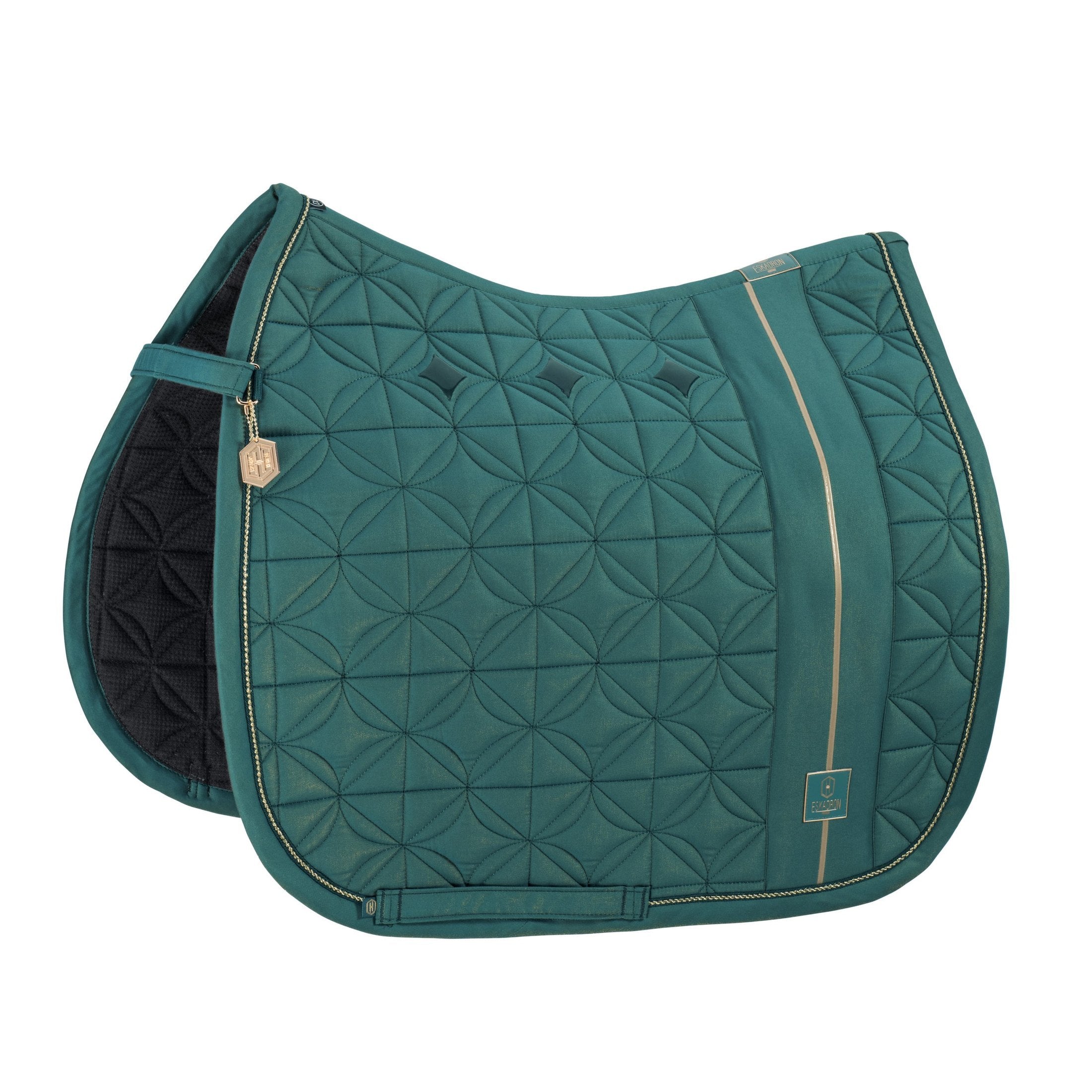 ESKADRON Schabracke "BIG SQUARE GLAM" Heritage 24/25 vintage green sp-reitsport