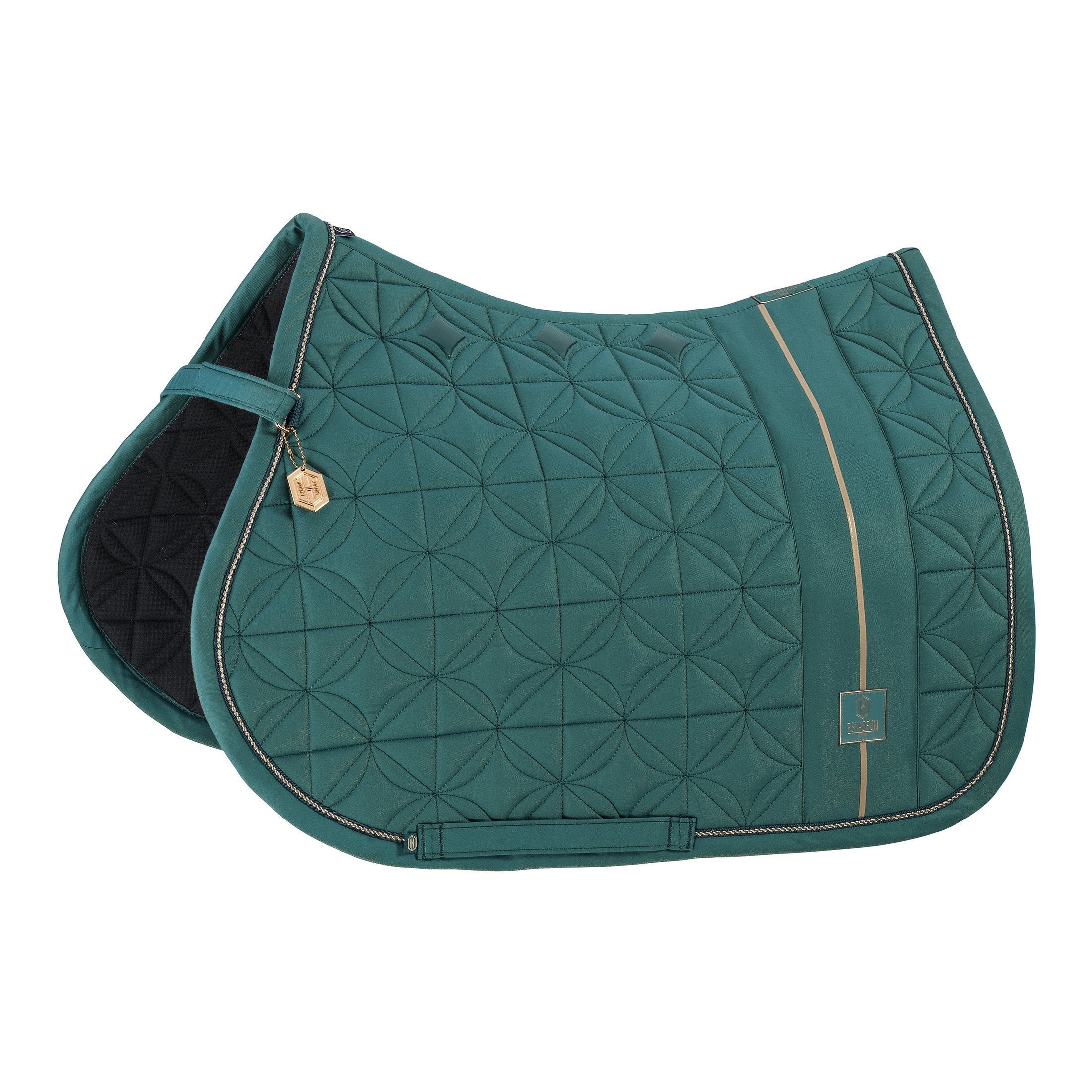 ESKADRON Schabracke "BIG SQUARE GLAM" Heritage 24/25 vintage green sp-reitsport