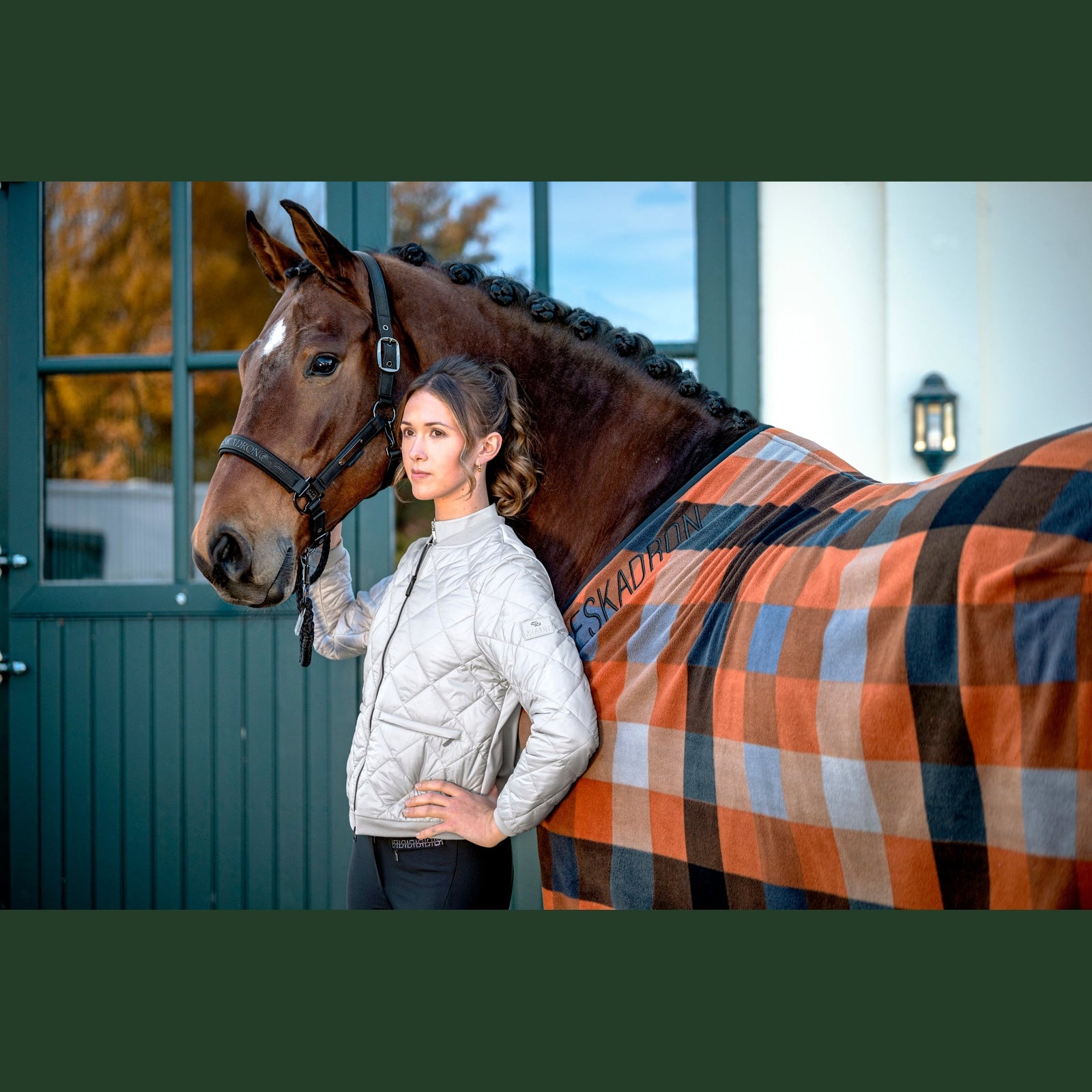 ESKADRON Platinum HW 26 Abschwitzdecke FLEECE CHECK sp-reitsport