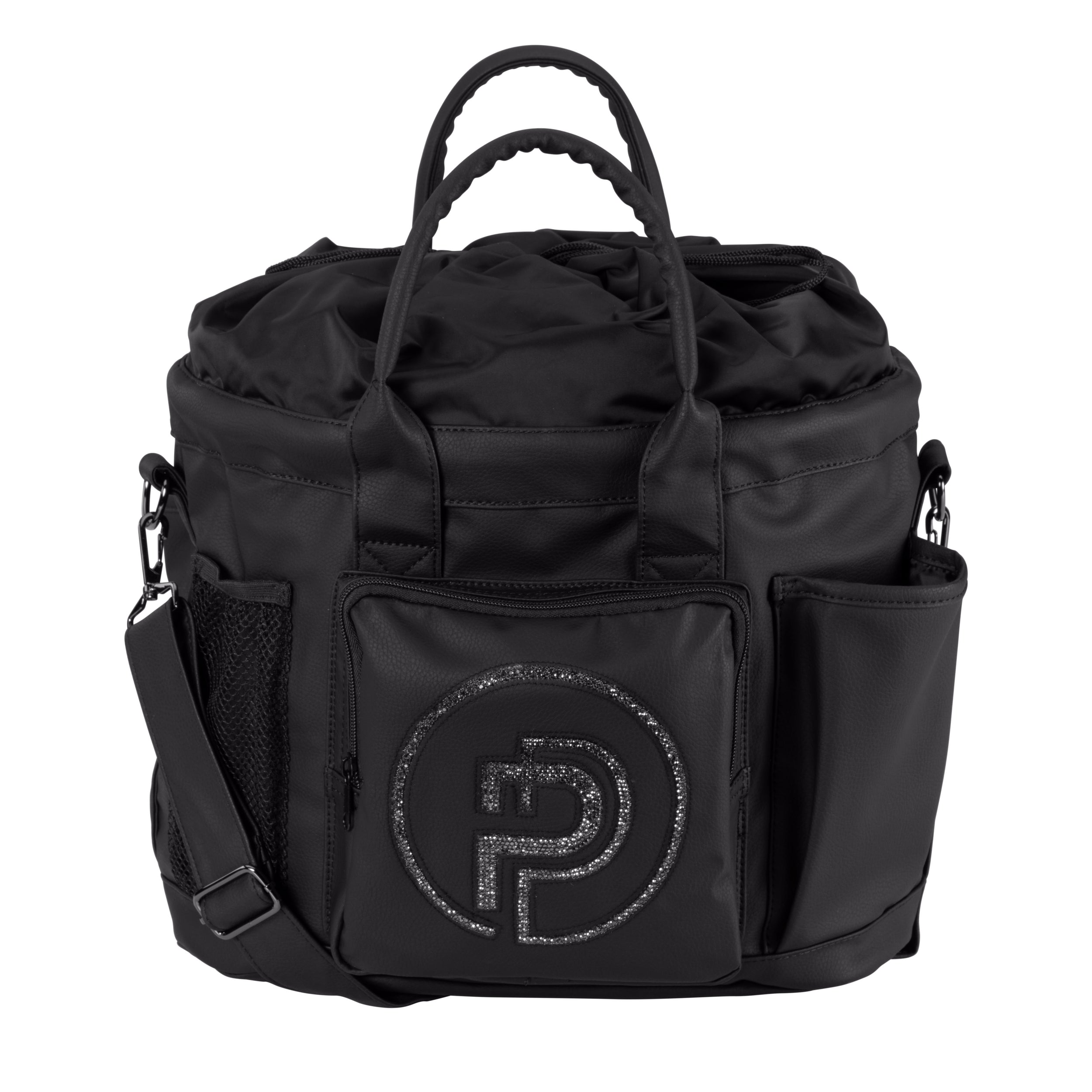 ESKADRON Acc. Putztasche FAUX LEATHER mit Glitzer Platinum HW26