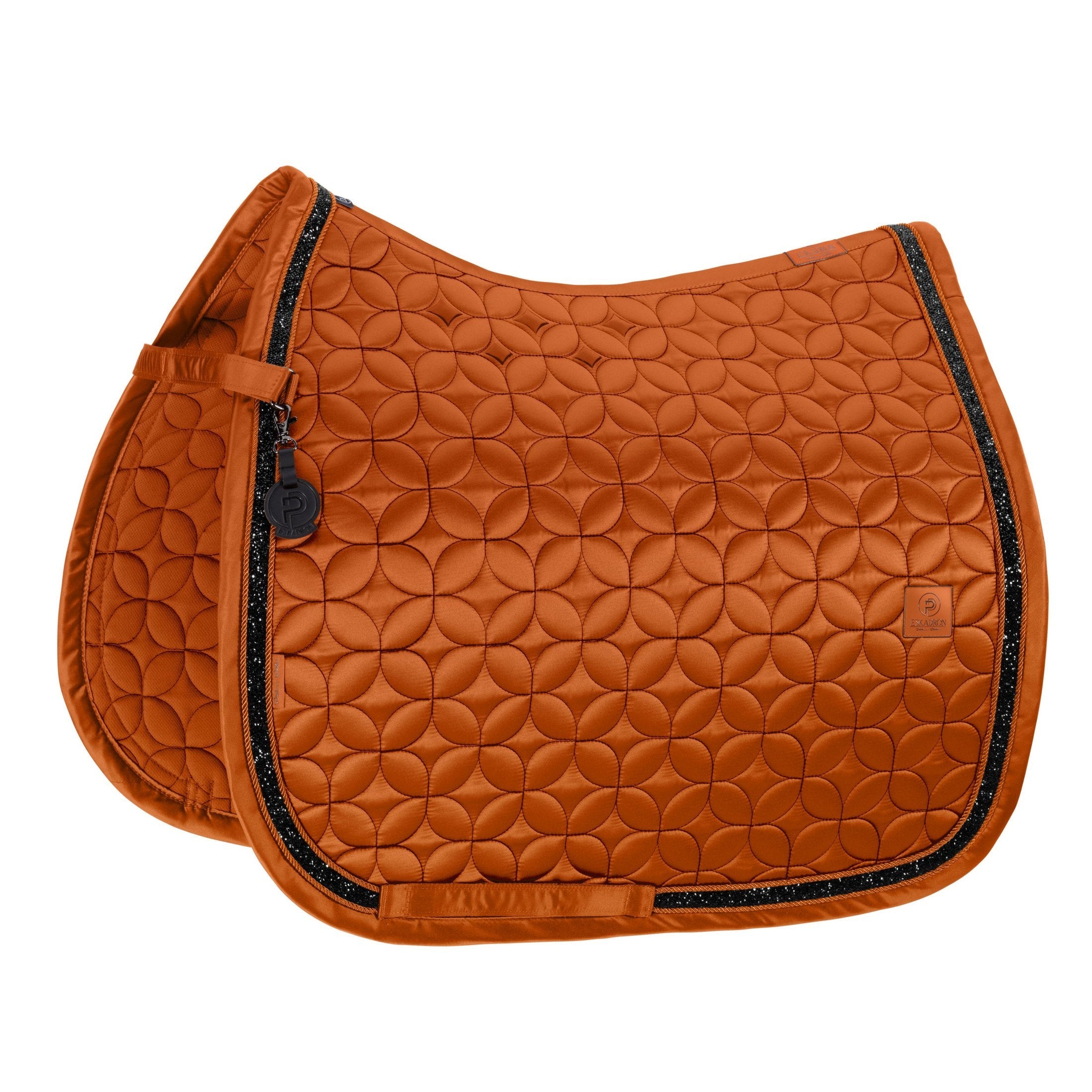 ESKADRON Dressurschabracke Mattgloss Jewel - Platinum HW 26 - amber sp-reitsport