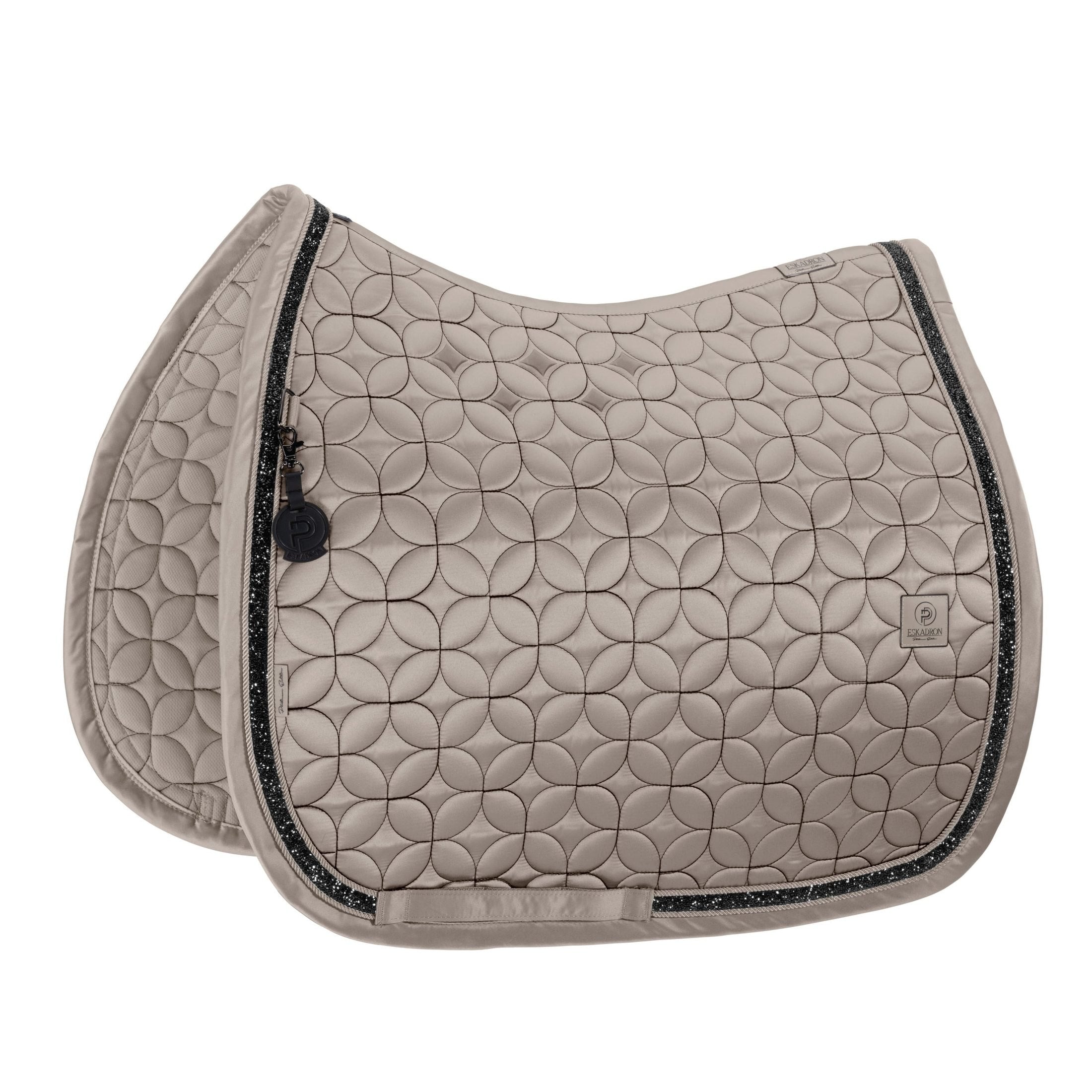 ESKADRON Dressurschabracke Mattgloss Jewel - Platinum HW 26 - pale grey sp-reitsport