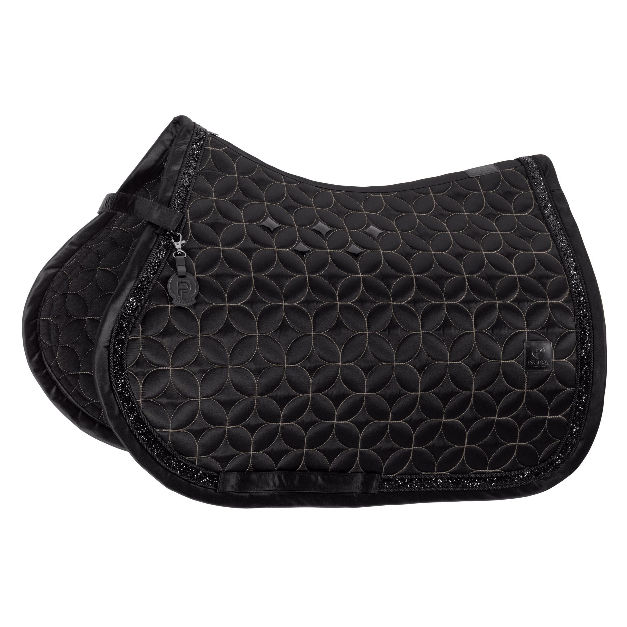 ESKADRON Springschabracke Mattgloss Jewel - Platinum HW 26 - black sp-reitsport
