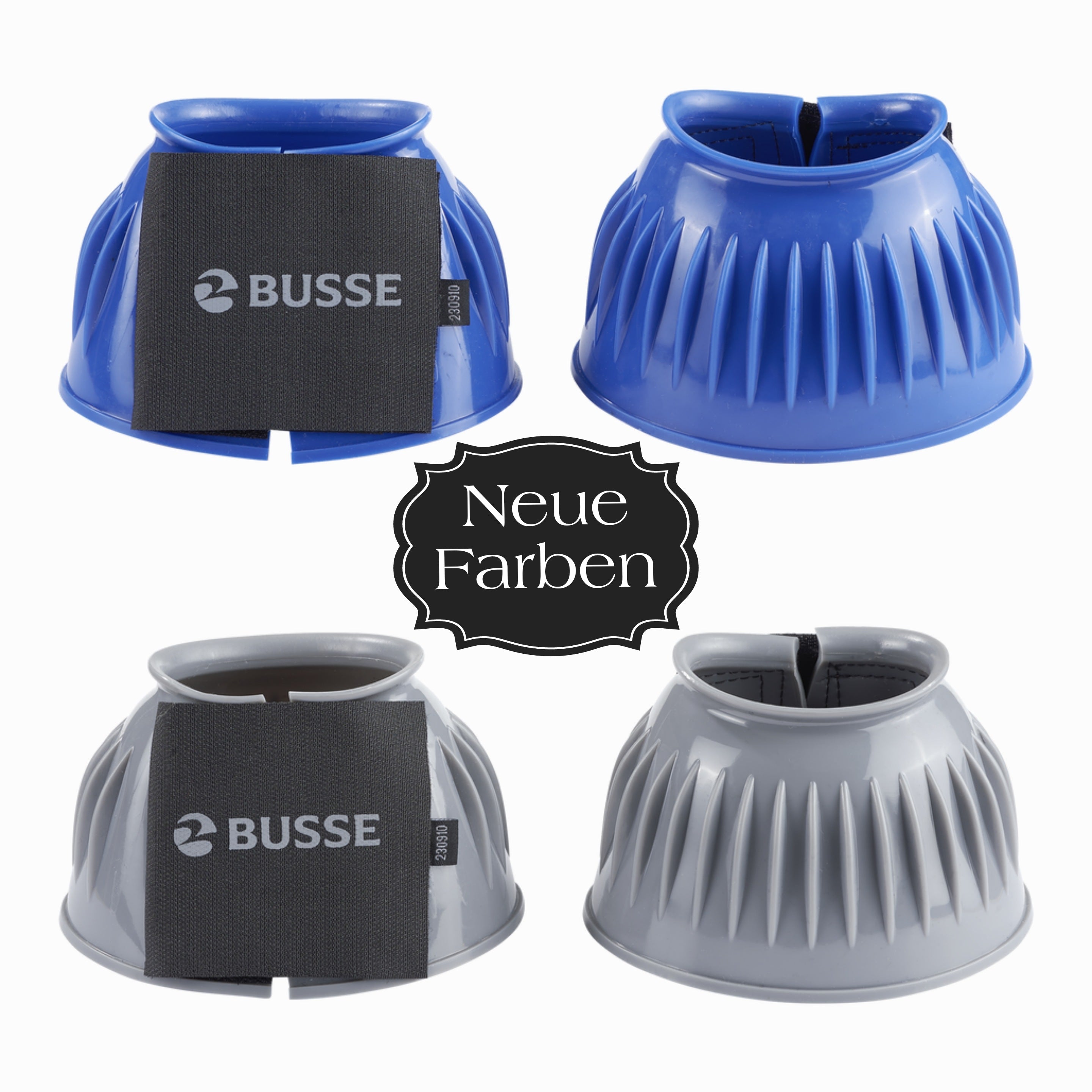 BUSSE besonders stabile Gummi Hufglocken STURDY Doppelklett Verschluss bei SP-Reitsport