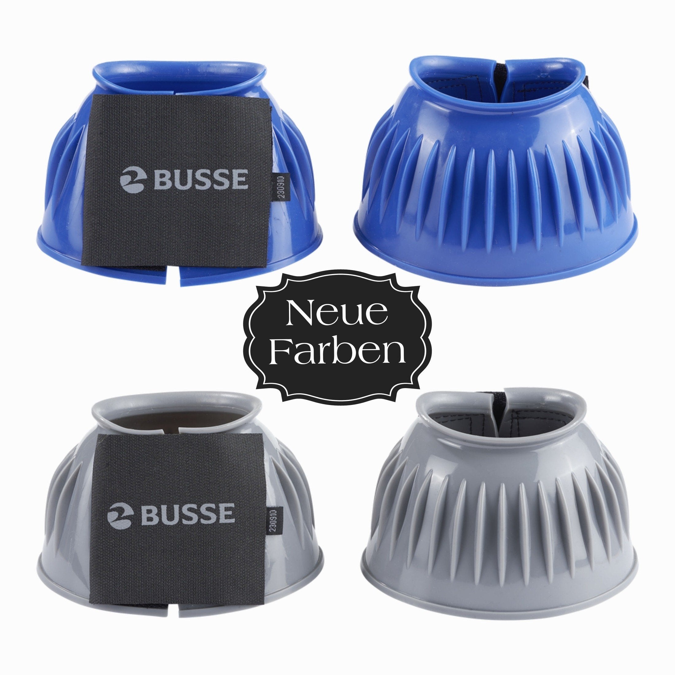 BUSSE besonders stabile Gummi Hufglocken STURDY Doppelklett Verschluss bei SP-Reitsport sp-reitsport