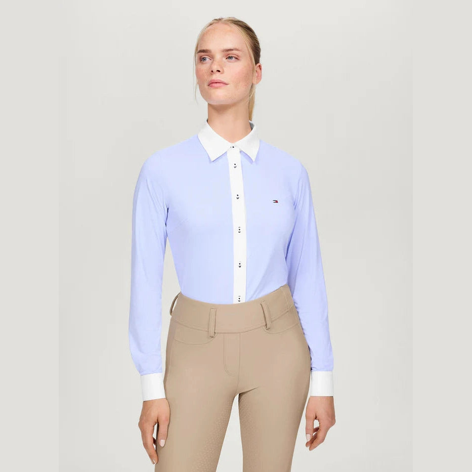 Tommy Hilfiger Essex Stretch Oxford Langarm-Shirt