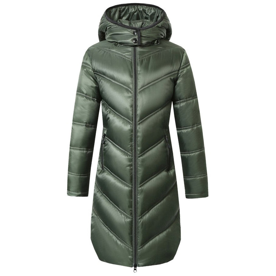 Kerbl Stepp-Mantel/ Kinder-Reitmantel COVALLIERO in schwarz oder olive 128-170 bei SP-Reitsport