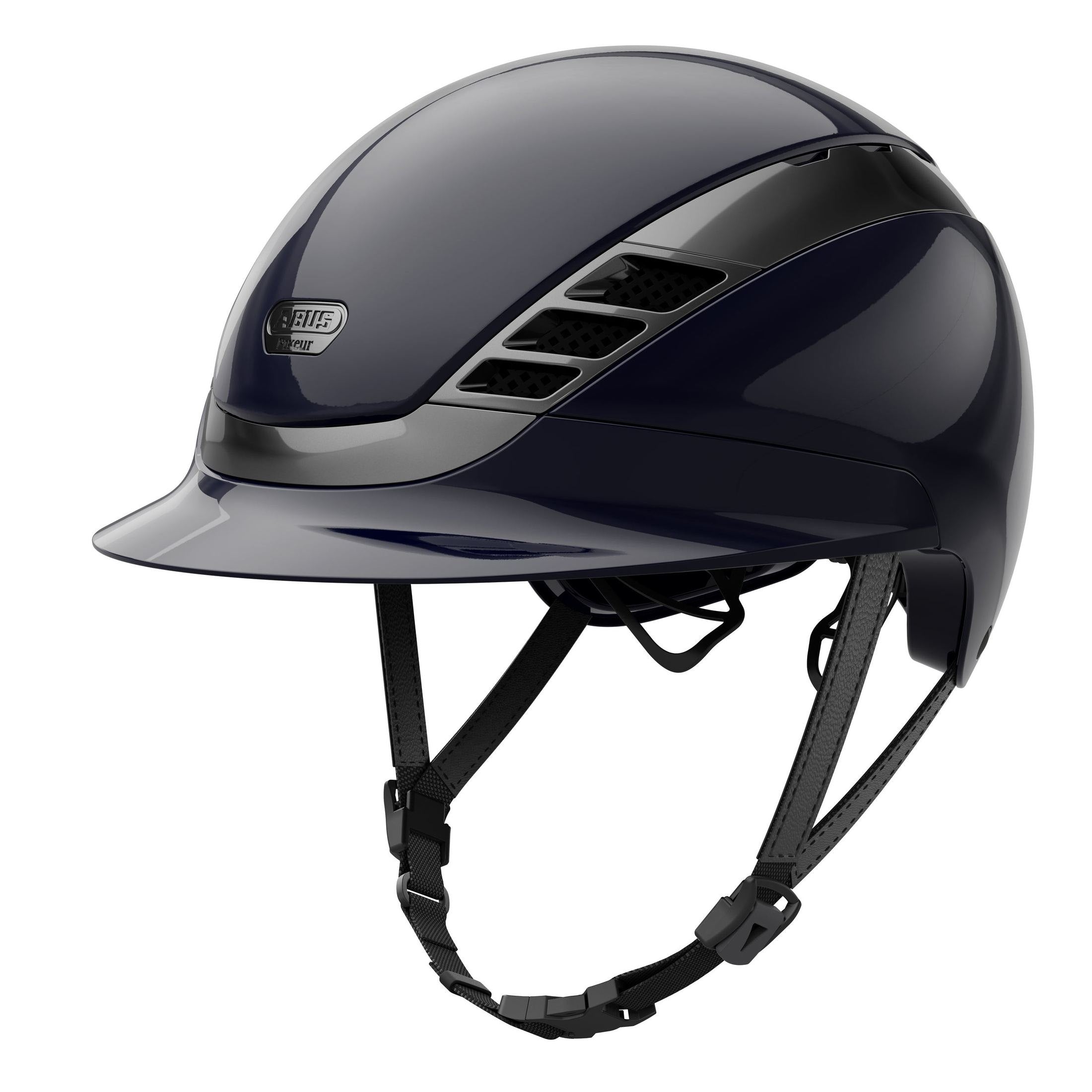 Pikeur ABUS AirLuxe Chrome long visor Reithelm sp-reitsport