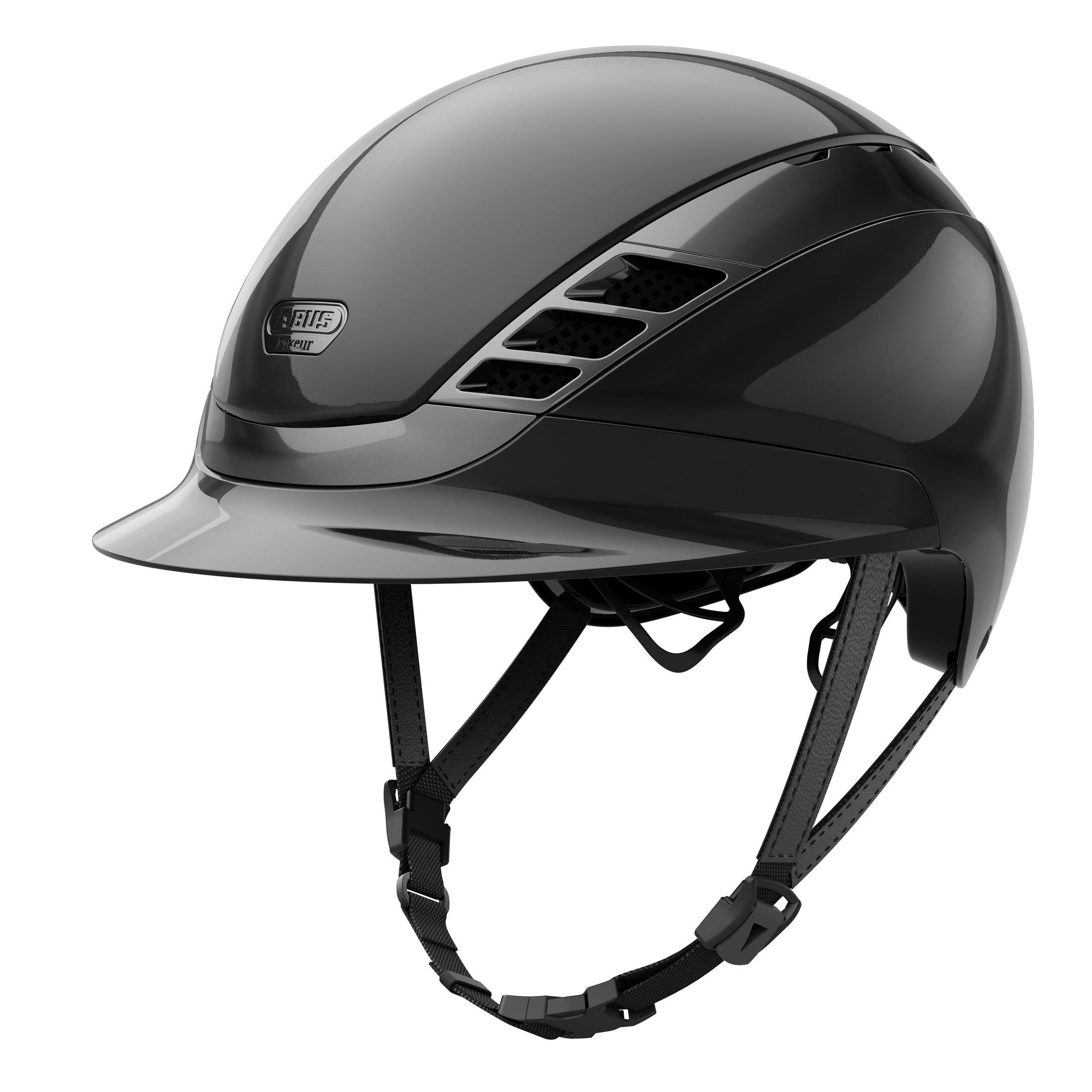 Pikeur ABUS AirLuxe Chrome long visor Reithelm sp-reitsport