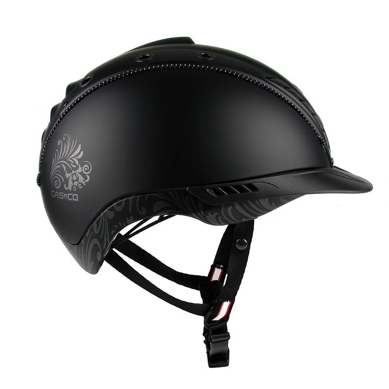 CASCO Reithelm Mistrall-2 schwarz, blau & braun bei SP-Reitsport