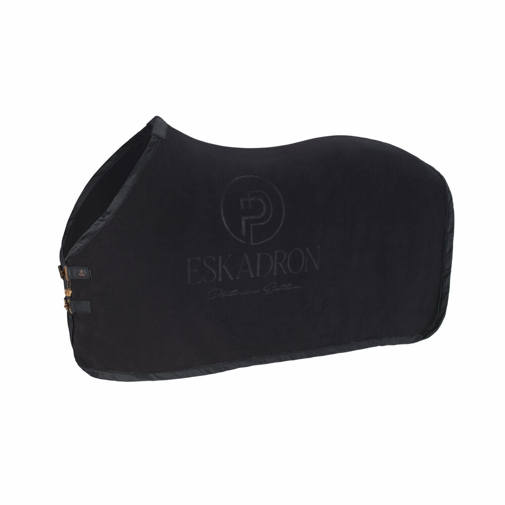 ESKADRON Platinun 23/24 Abschwitzdecke FLEECE STAMP black/schwarz bei SP-Reitsport