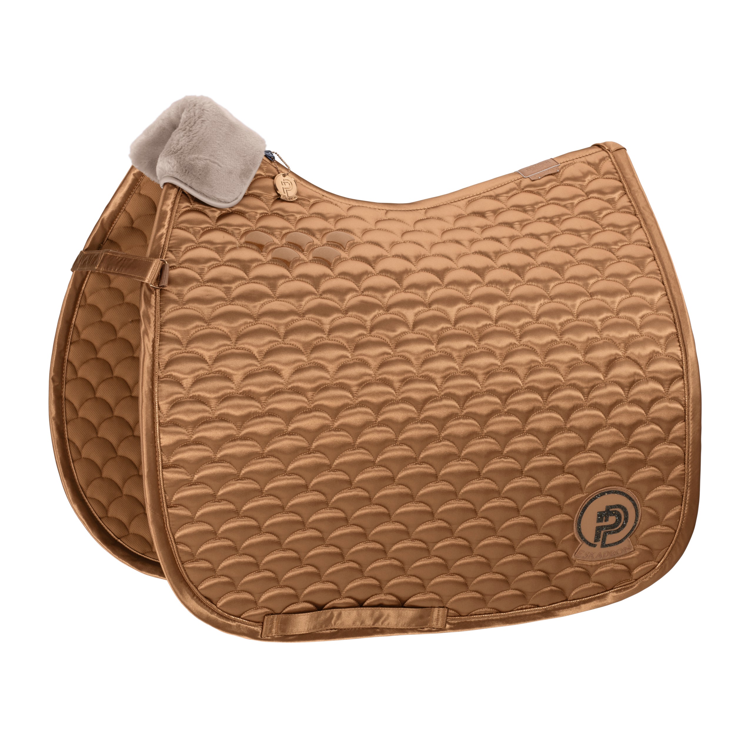 ESKADRON Platinun 23/24 Schabracke SATIN CLOUD cognac bei SP-Reitsport