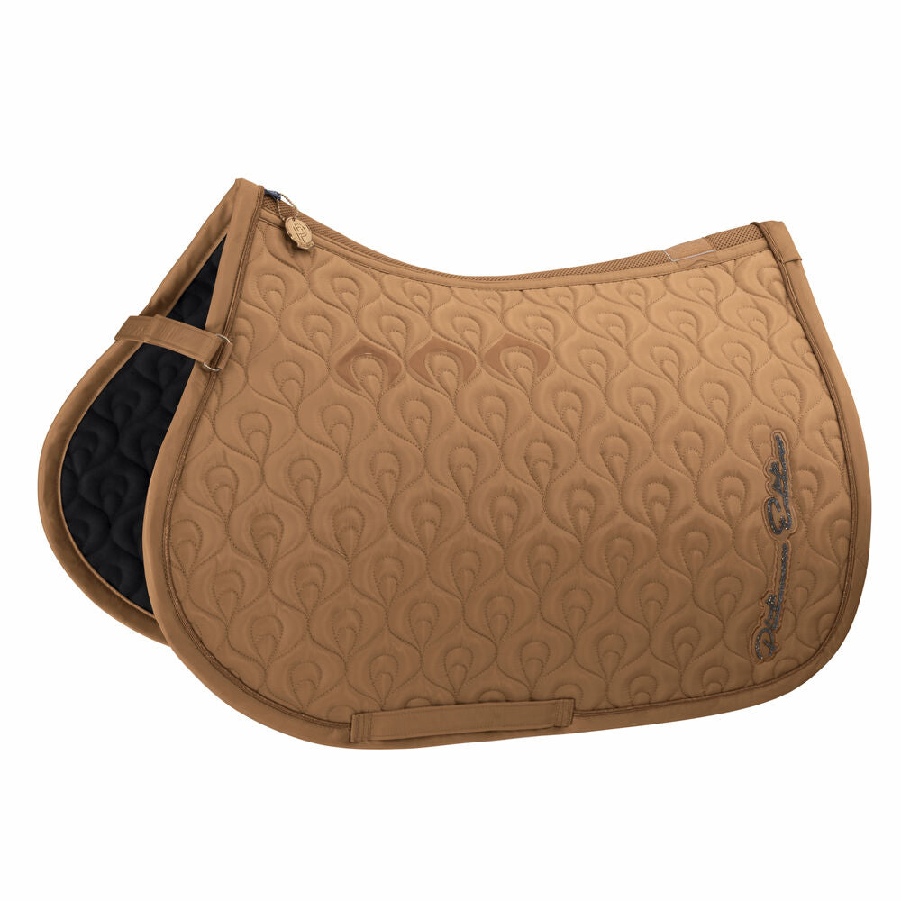 ESKADRON Platinun 23/24 Schabracke Highgloss Peacock cognac bei SP-Reitsport