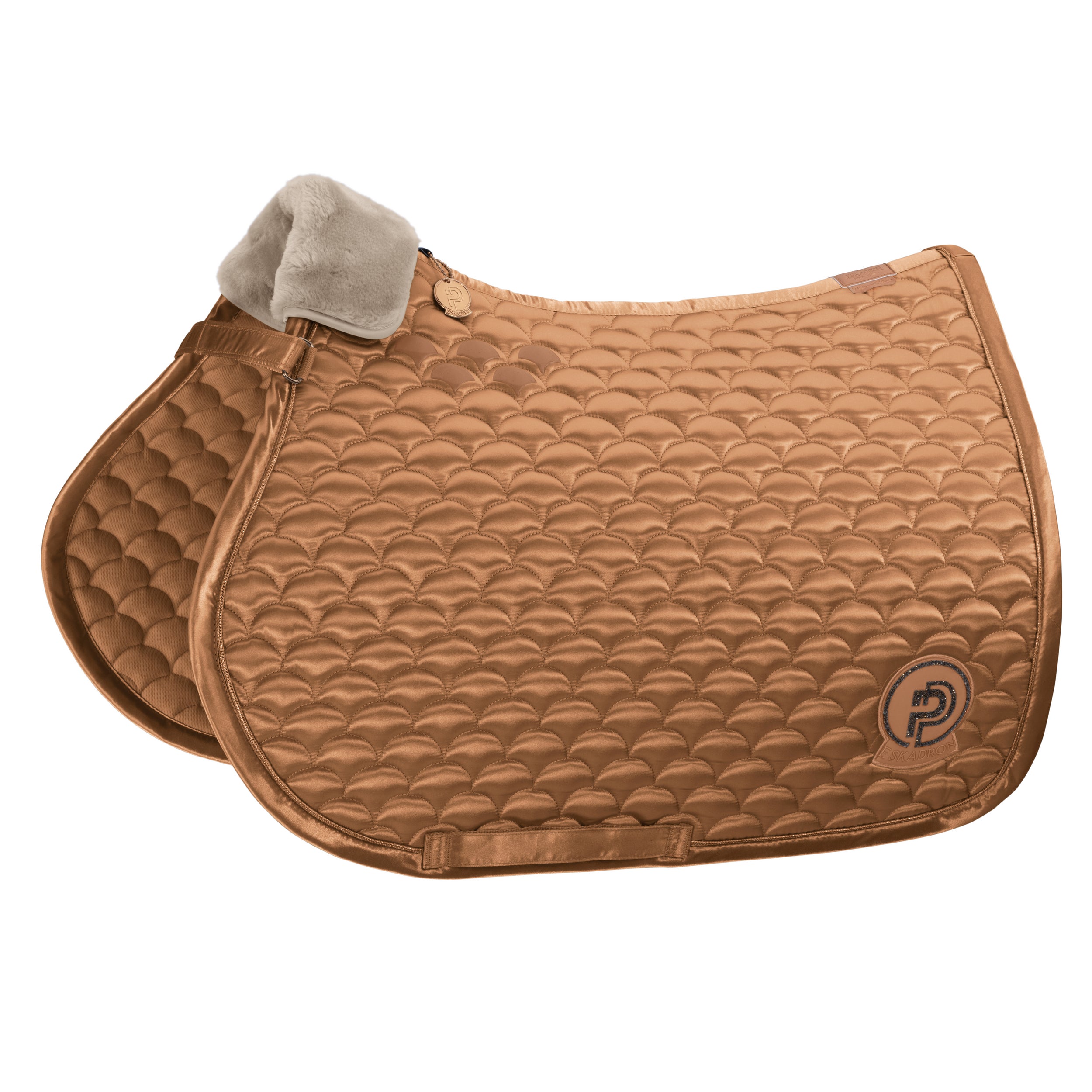 ESKADRON Platinun 23/24 Schabracke SATIN CLOUD cognac bei SP-Reitsport