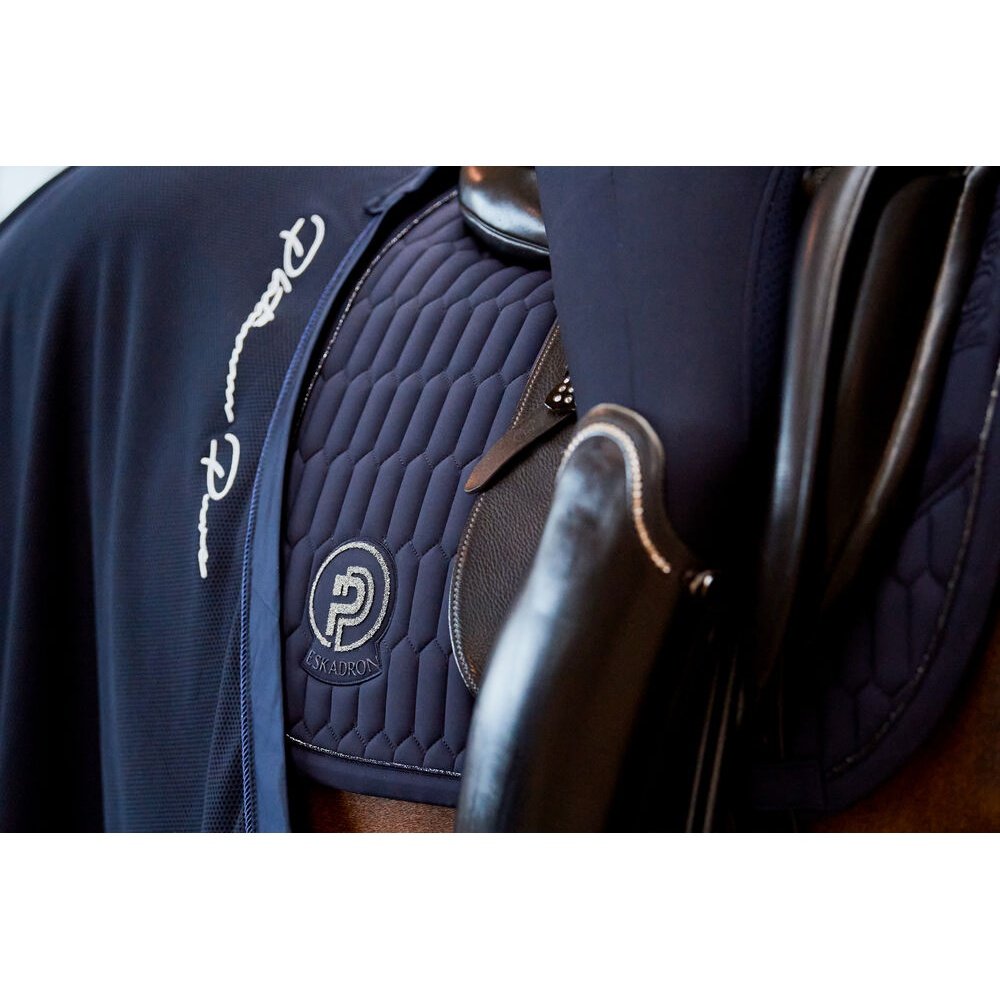 ESKADRON Schabracke Platinum Pure 2023 Softshell Avantgarde Satteldecke navy bei SP-Reitsport