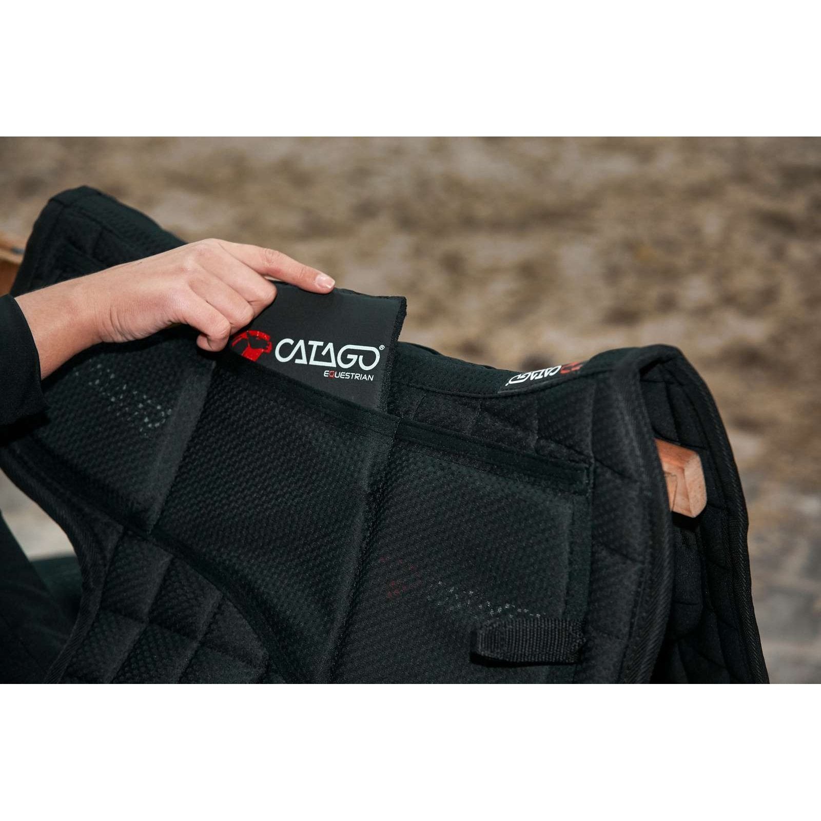 CATAGO Fir-tech Correction Icelandic/Isländer Satteldecke black cob/Vollblut sp-reitsport