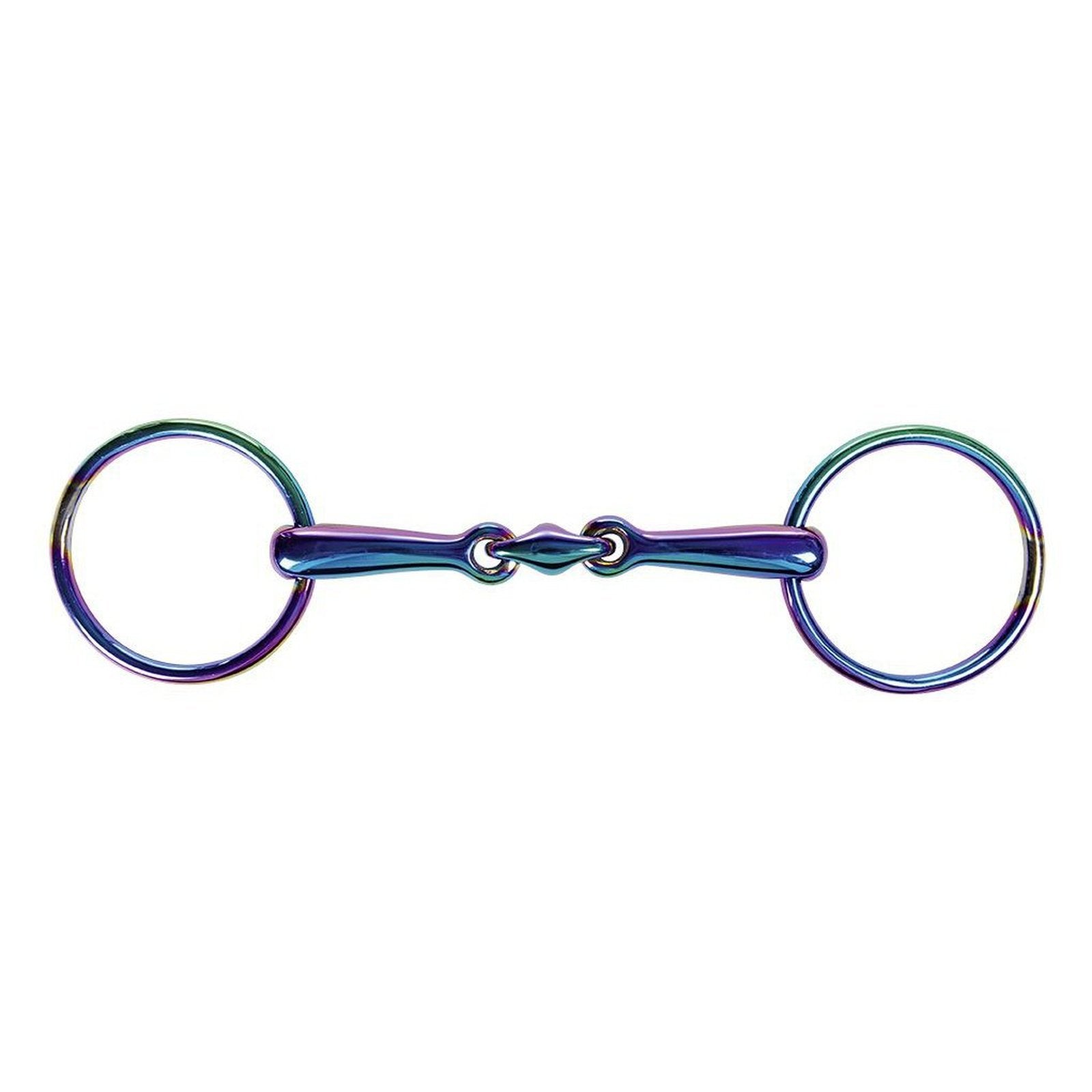 Doppelt gebrochenes Gebiss -Rainbow- 16 mm HKM bei SP-Reitsport