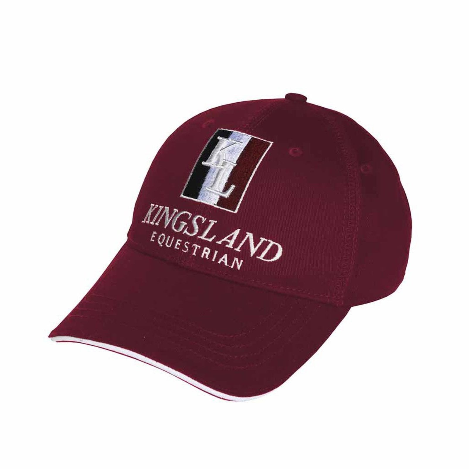 Kingsland Classic Unisex Cap / Kappe in black & burgundy bei SP-Reitsport Kingsland bei SP-Reitsport