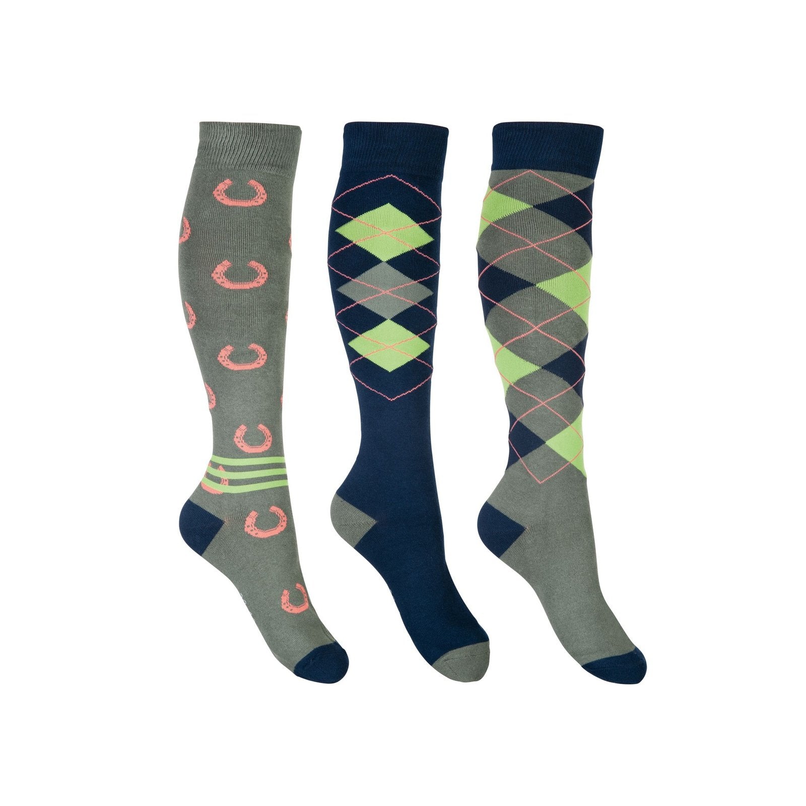 Reitsocken -Cardiff- 3er Set Größe 30 - 42 HKM bei SP-Reitsport