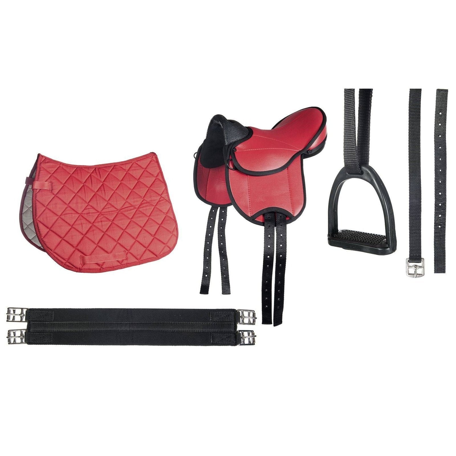Shettysattel-Set -Beginner- in verschiedenen Farben HKM bei SP-Reitsport