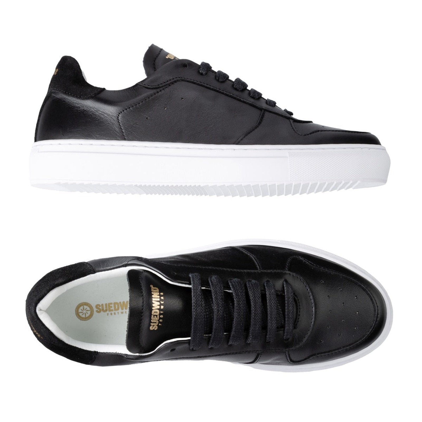 Suedwind "Copenhagen leather" eleganter & chicker Sneaker aus Leder - in schwarz, weiß, stonegrey - Gr.36-45 Suedwind bei SP-Reitsport