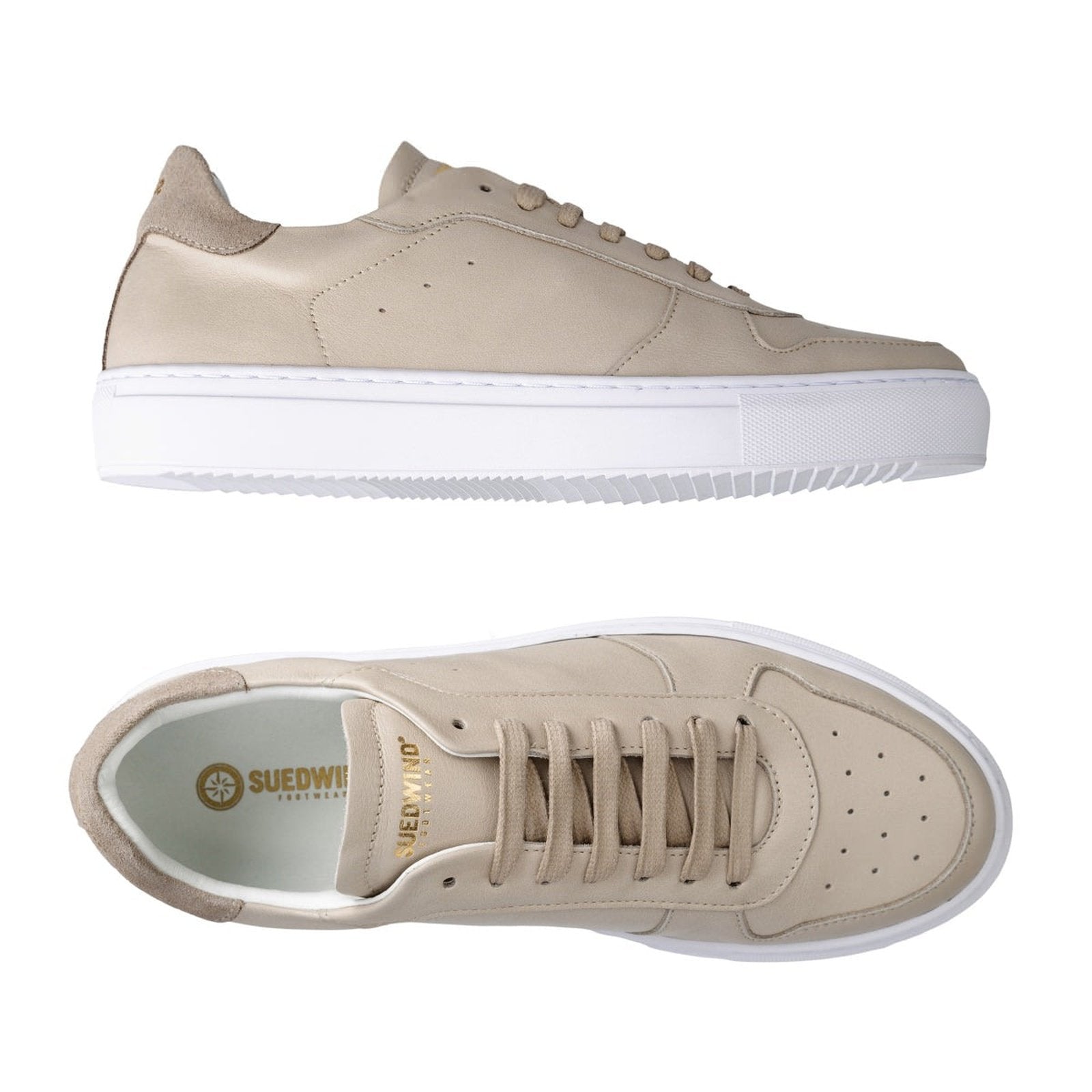 Suedwind "Copenhagen leather" eleganter & chicker Sneaker aus Leder - in schwarz, weiß, stonegrey - Gr.36-45 Suedwind bei SP-Reitsport
