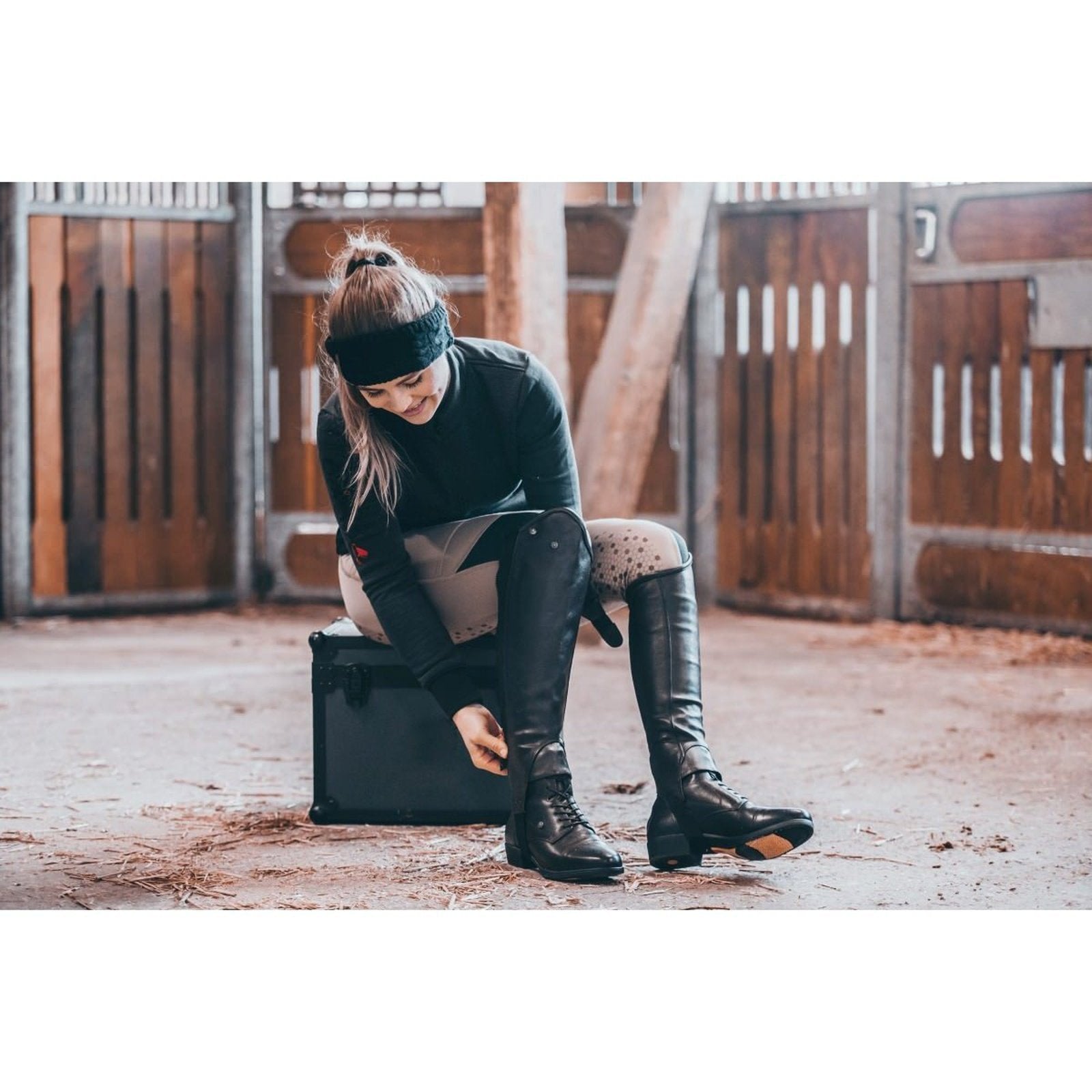 Suedwind Leder Chaps Comfort Fit black/schwarz Suedwind bei SP-Reitsport