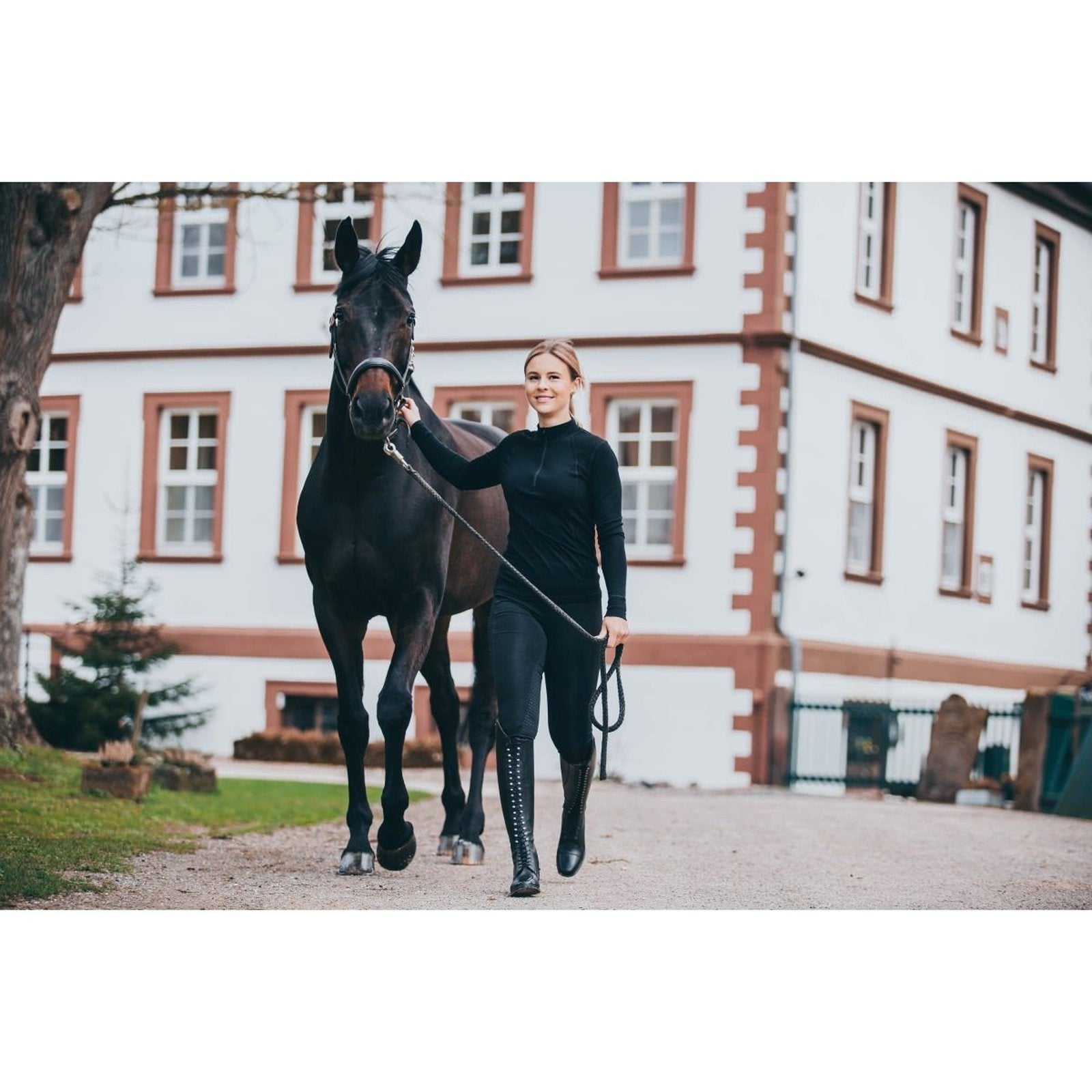 Suedwind Leder Reitstiefel mit kompleter Schnürrung -Legacy Venado- schwarz & braun Suedwind bei SP-Reitsport
