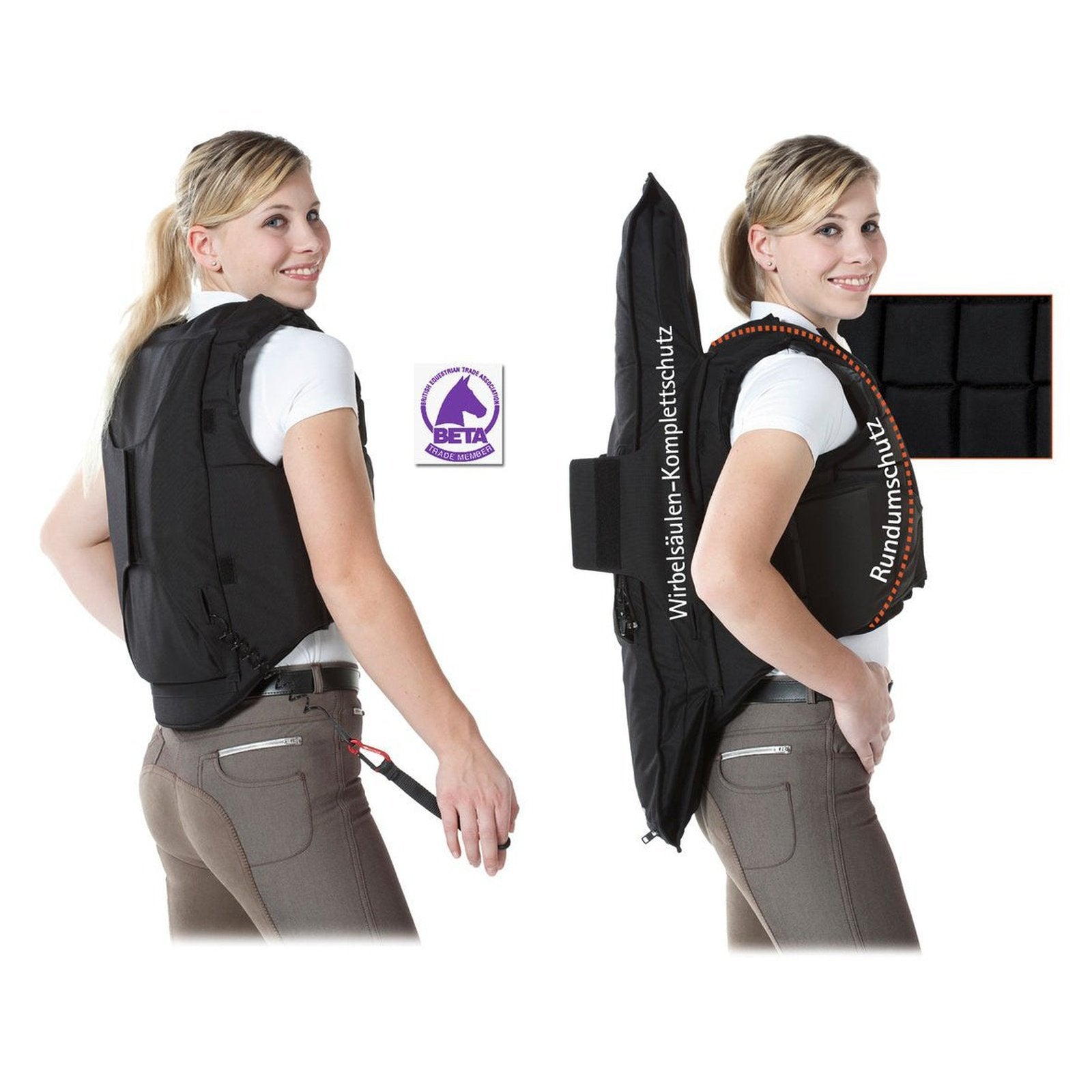 USG EquiAirbag®-Protektor Modul zum Nachrüsten der USG Flexi Sicherheitswesten Modelle, Level 3, schwarz, inkl. 1 CO2 Kartusche bei SP-Reitsport USG bei SP-Reitsport
