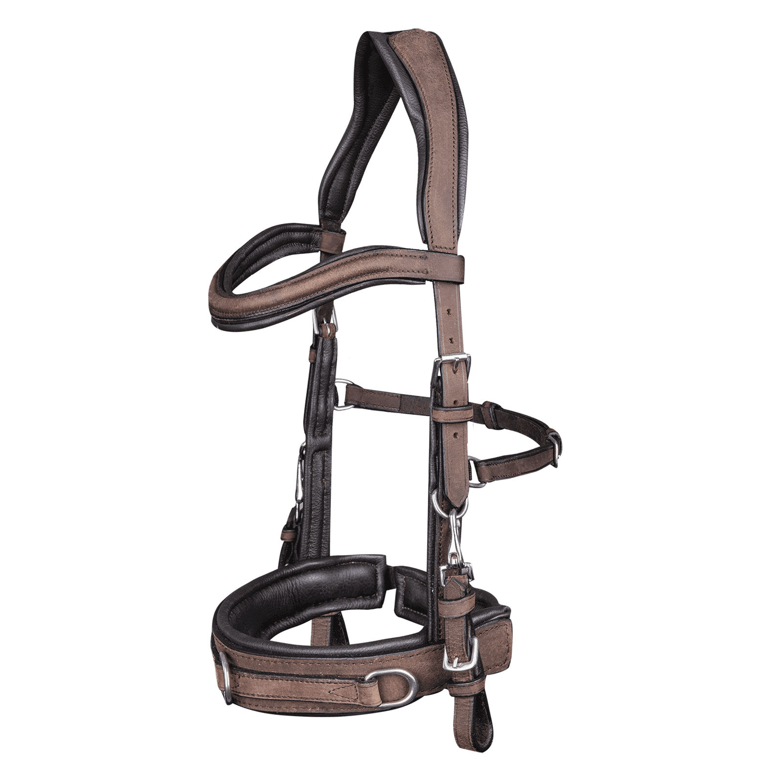 Waldhausen Kappzaum aus Leder anatomic in braun & schwarz bei SP-Reitsport Waldhausen bei SP-Reitsport