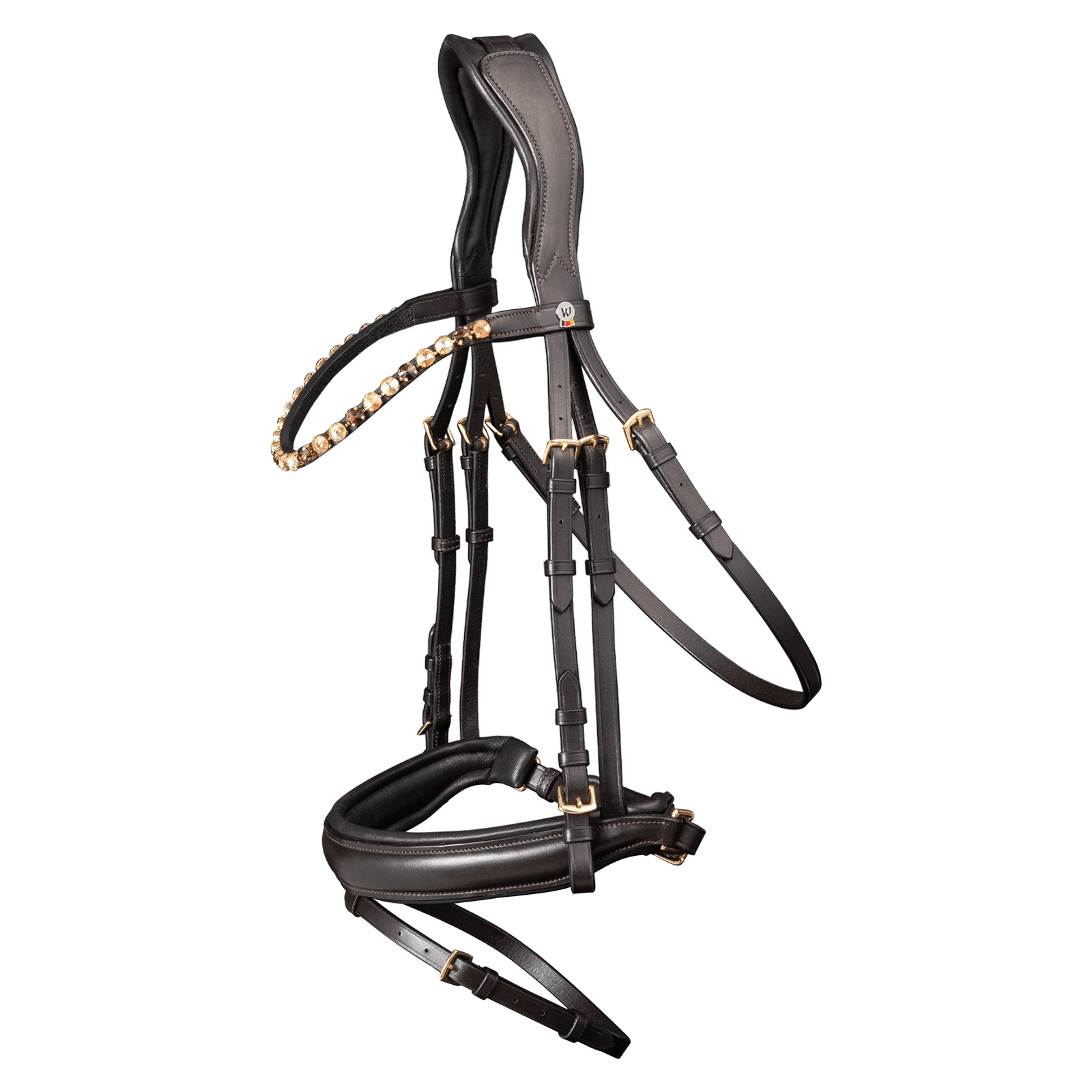 Waldhausen X-Line Trensenzaum schwedisch kombiniert Goldheart bei SP-Reitsport Waldhausen bei SP-Reitsport