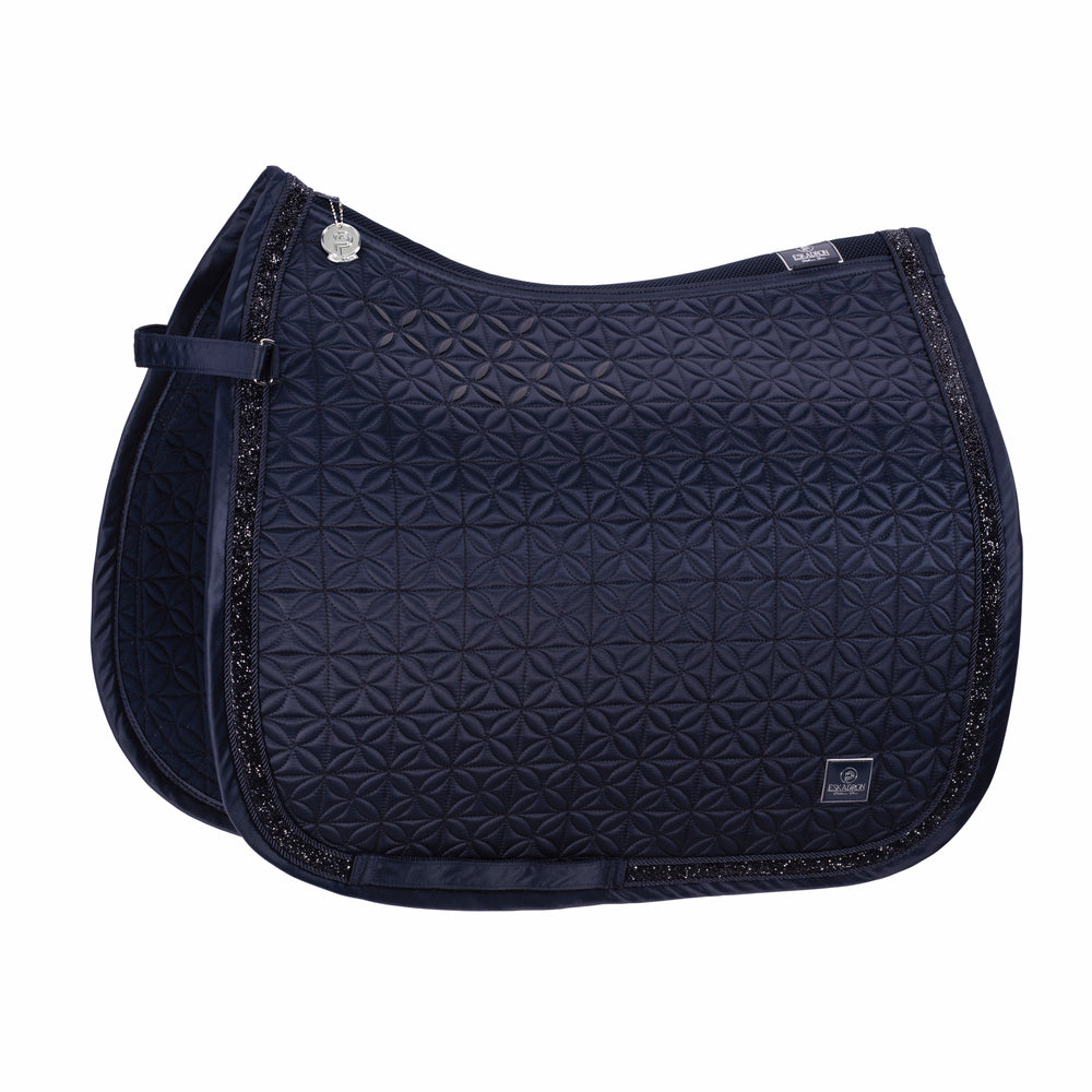 ESKADRON Platinum Pure 2023 Schabracke Mattgloss Jewel Platinum Satteldecke navy bei SP-Reitsport