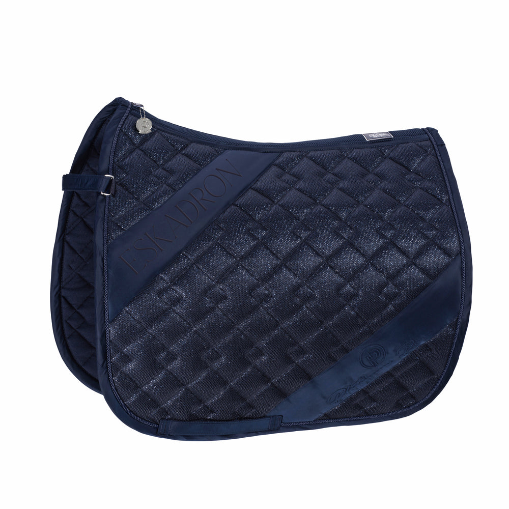 ESKADRON Schabracke Platinum Pure 2023 Glitter Mesh Satteldecke navy bei SP-Reitsport