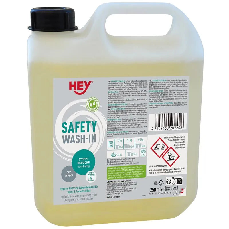 HEY Safety Wash-In