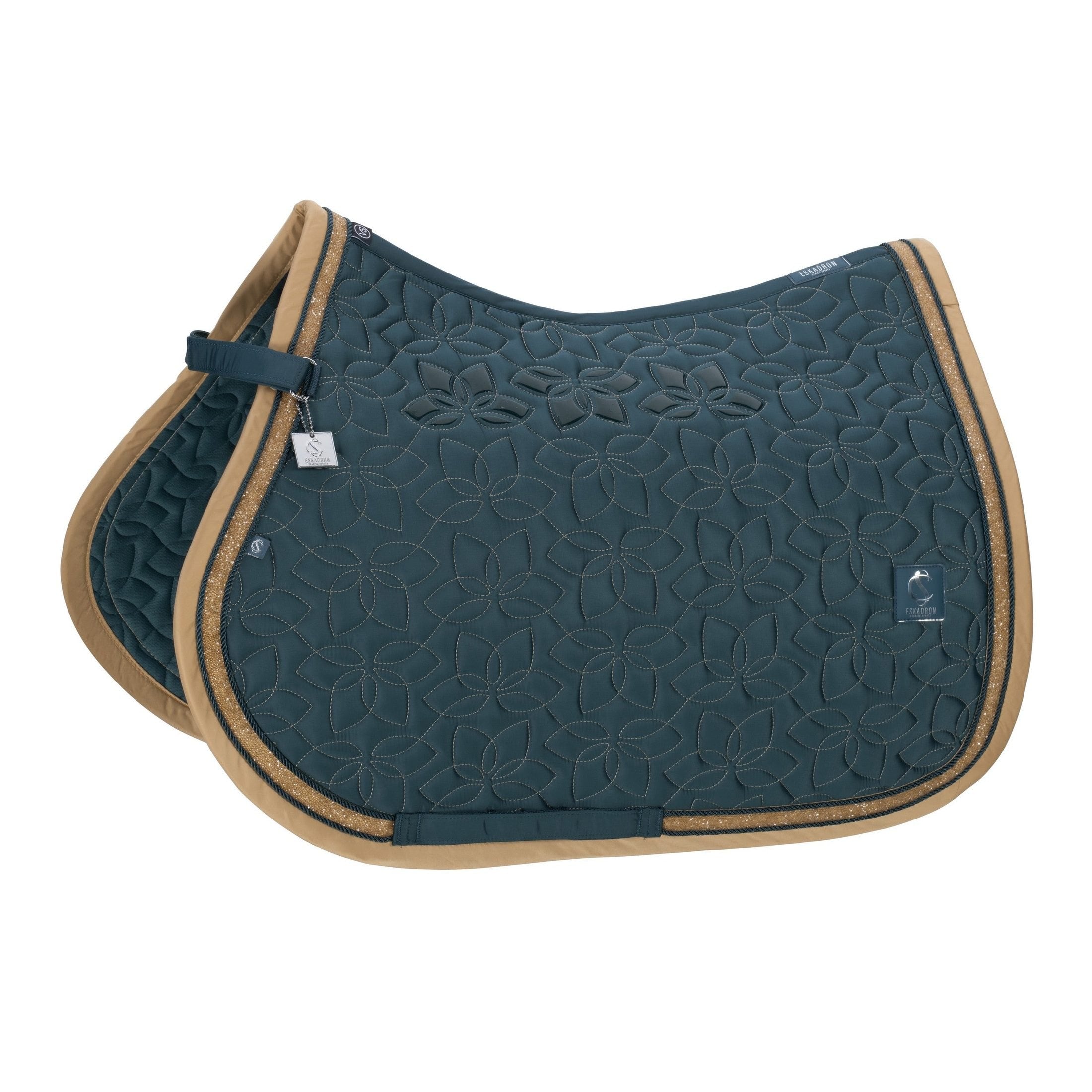 ESKADRON Classic Sports 26 Dressurschabracke Glossy Jewel Contast ocean sp-reitsport