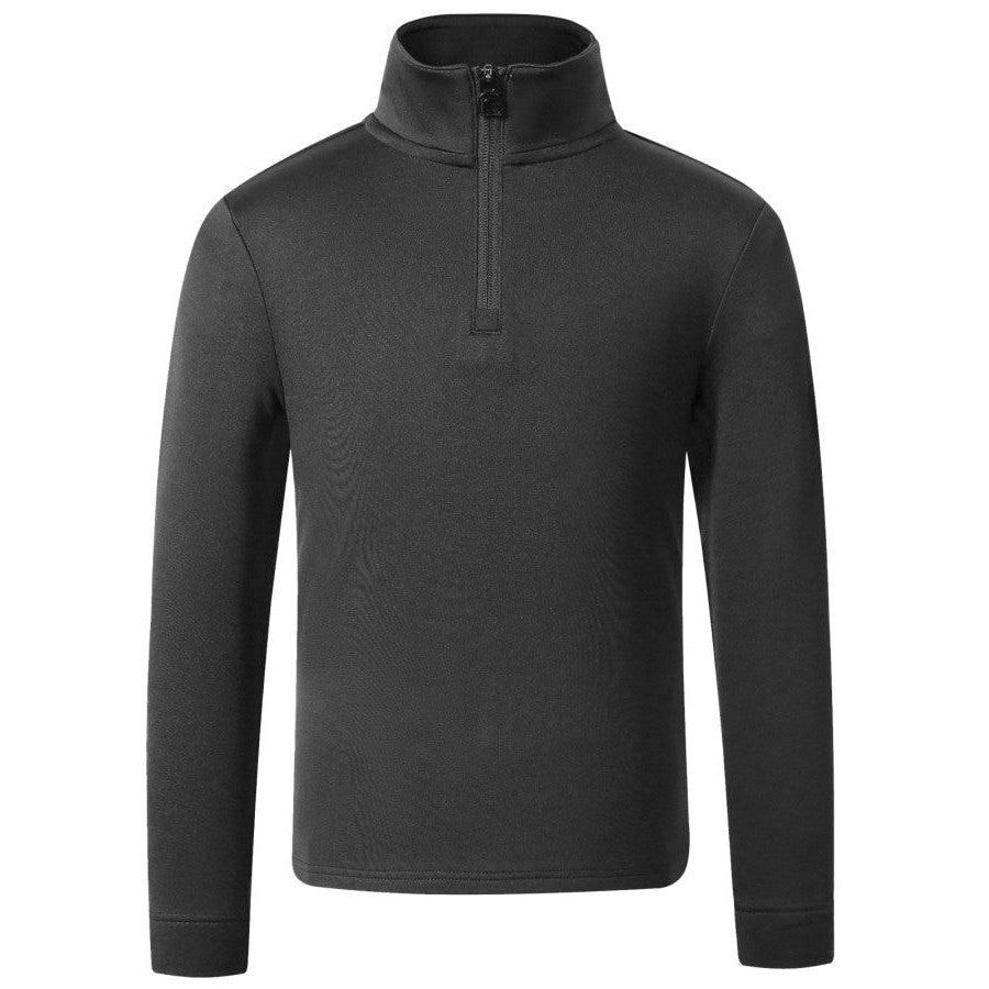 Covalliero Herbst/Winter 25"Active Shirt" warmes Kinder Langarmshirt in black