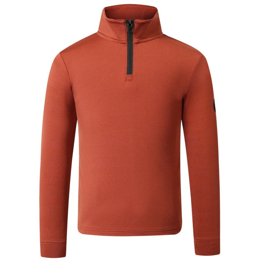 Covalliero Herbst/Winter 25"Active Shirt" warmes Kinder Langarmshirt in steel grey