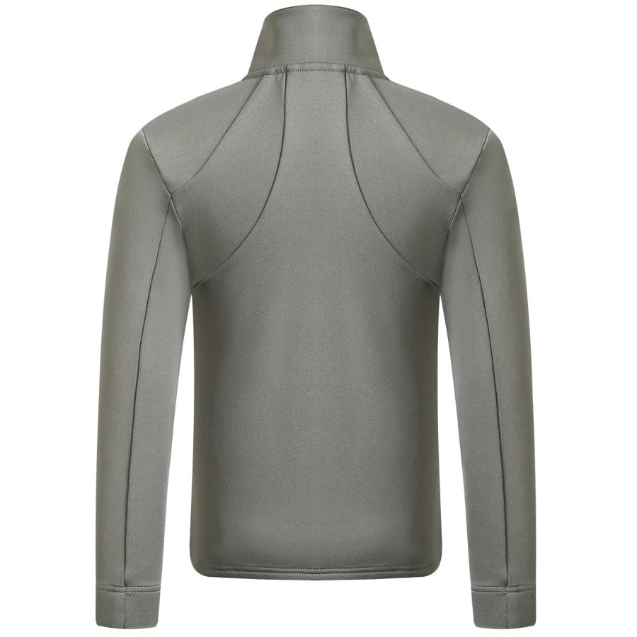 Covalliero Herbst/Winter 25"Active Shirt" warmes Kinder Langarmshirt in steel grey