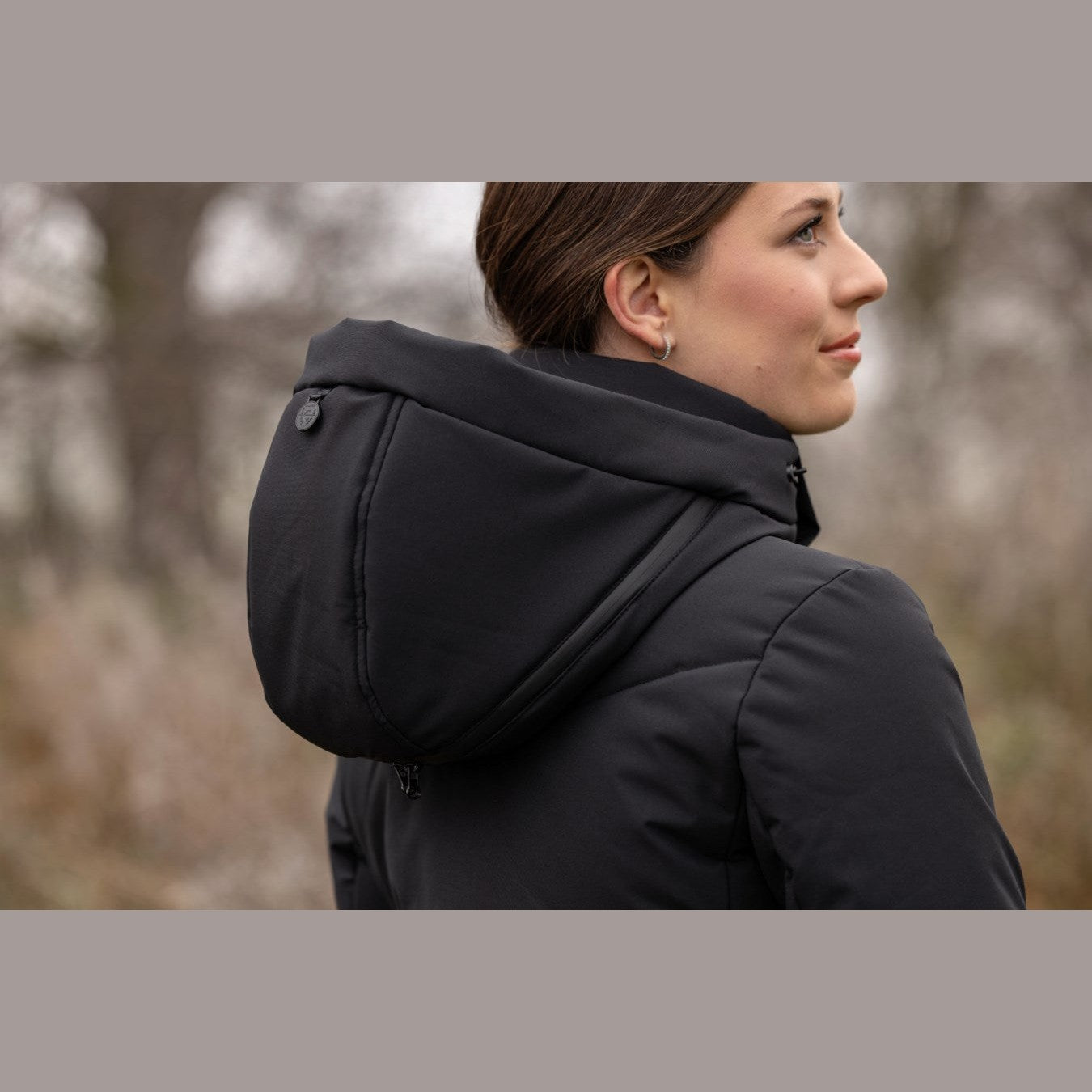 Covalliero Damen Mantel / Winterreitmantel H/W 2025 black / schwarz